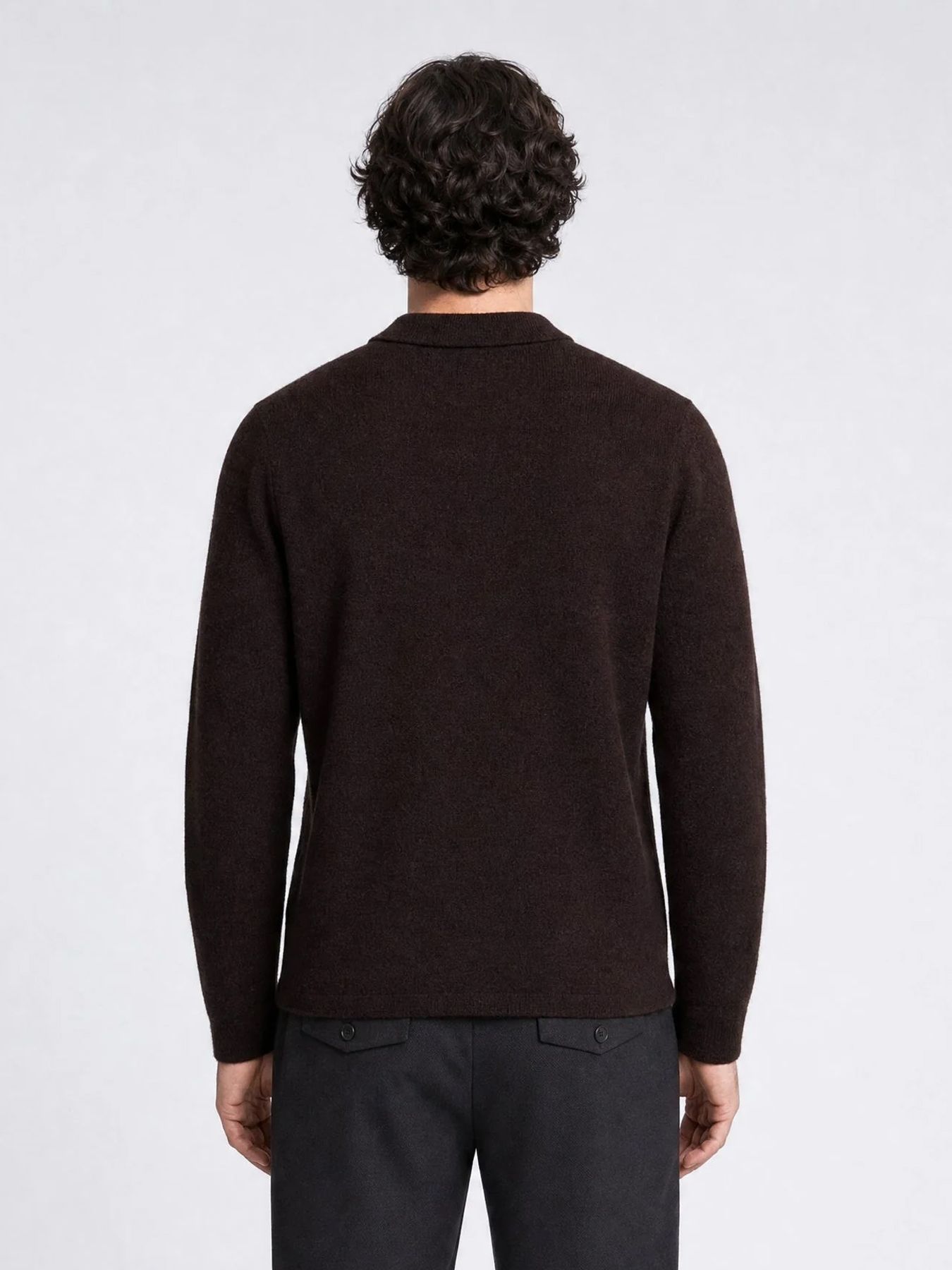 Indigold Men Knitwear Polo 7139 Mocha 2900171093048