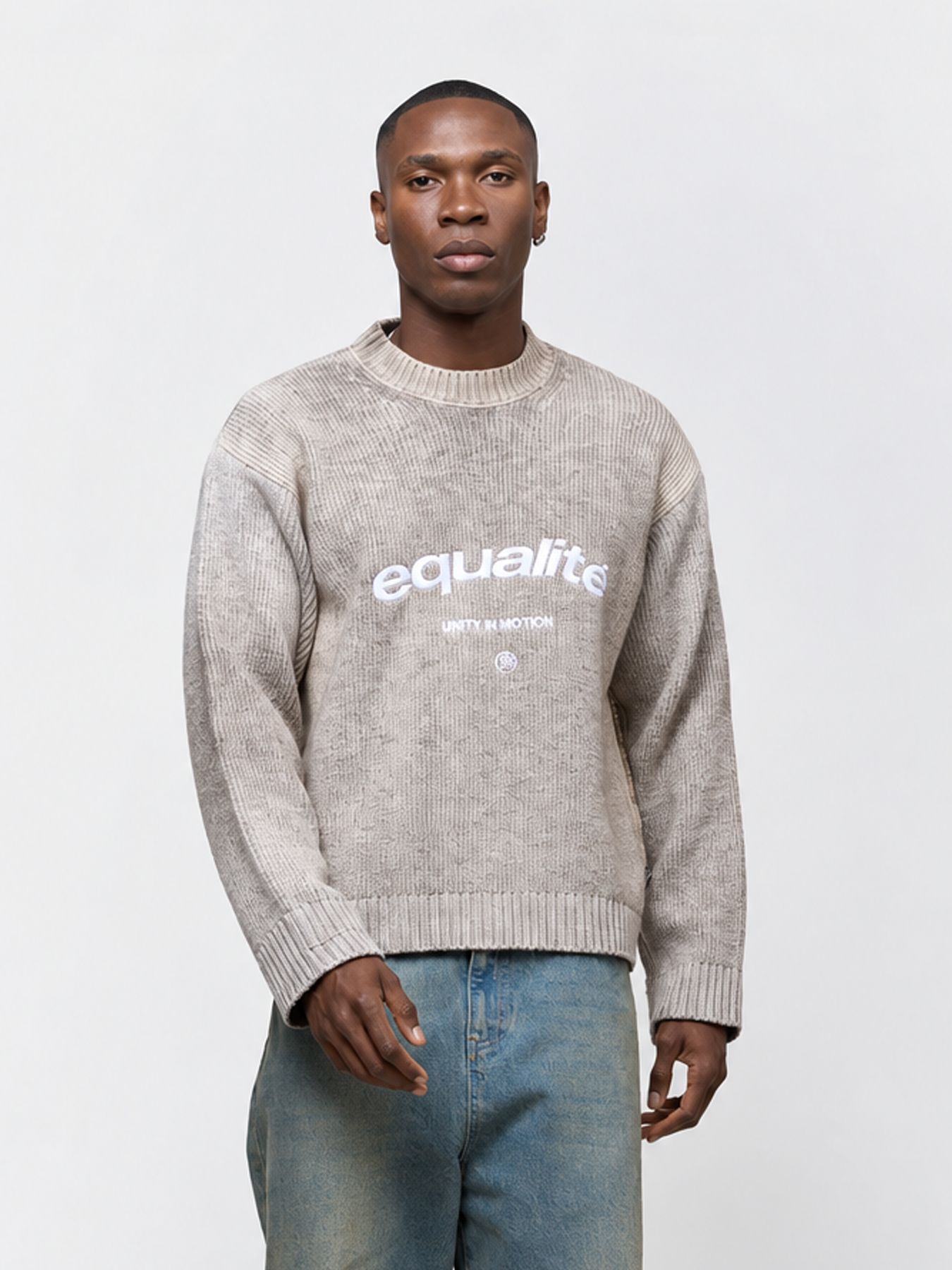 EqualitÃ© Ribbed knit sweater Grey 00120889-961