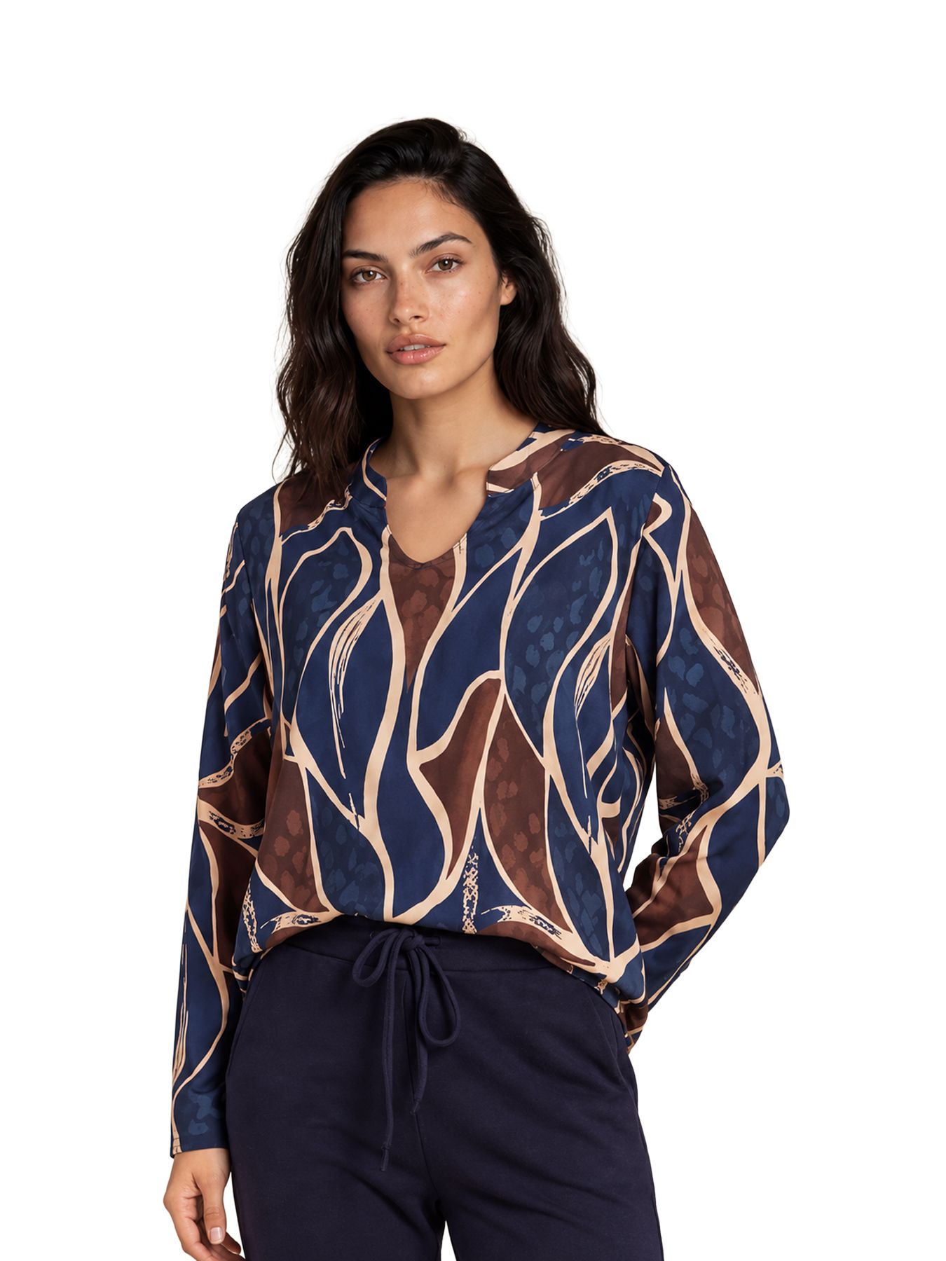 Fos Fashion 7871 Eefje wild Navy 00120898-599BLUE