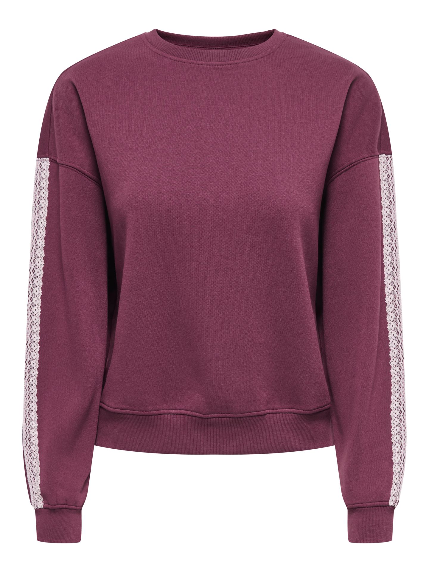 Only ONLBEAUTY L/S CREW NECK CS SWT Fig/W. MELANGE 00120907-EKA26011400000558