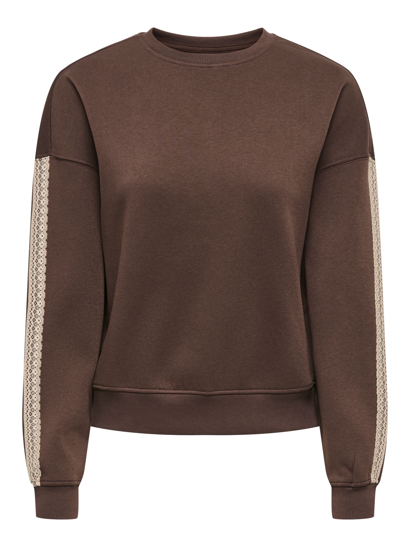 Only ONLBEAUTY L/S CREW NECK CS SWT Coffee Bean/Los Angeles - Californi 00120907-EKA26011400003596