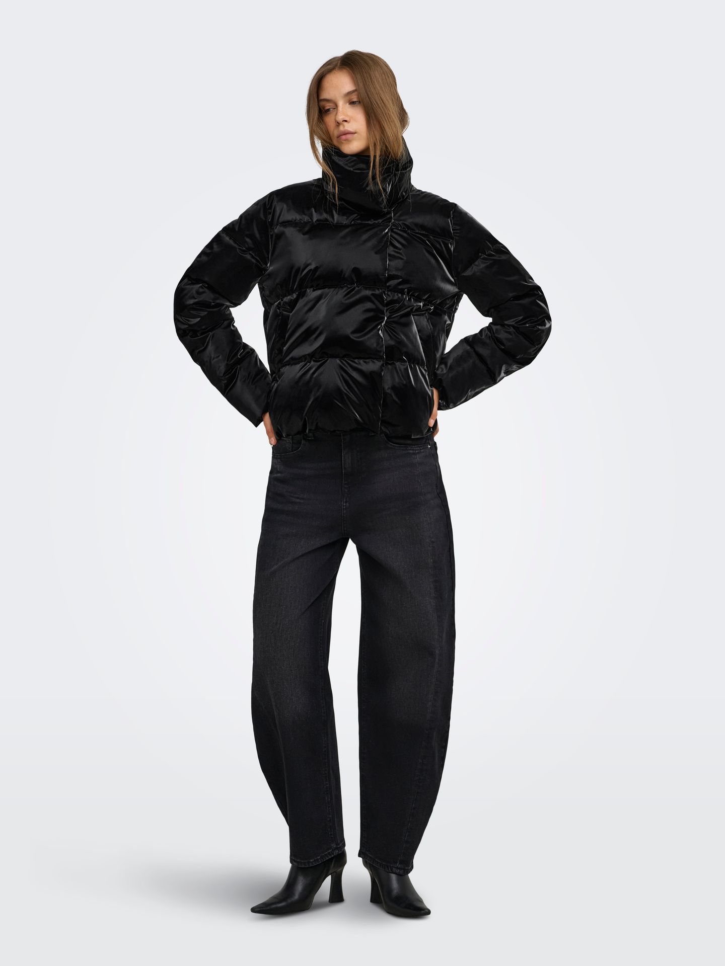 Only ONLBERGEN SHINY JACKET CC OTW Black 2900171143019