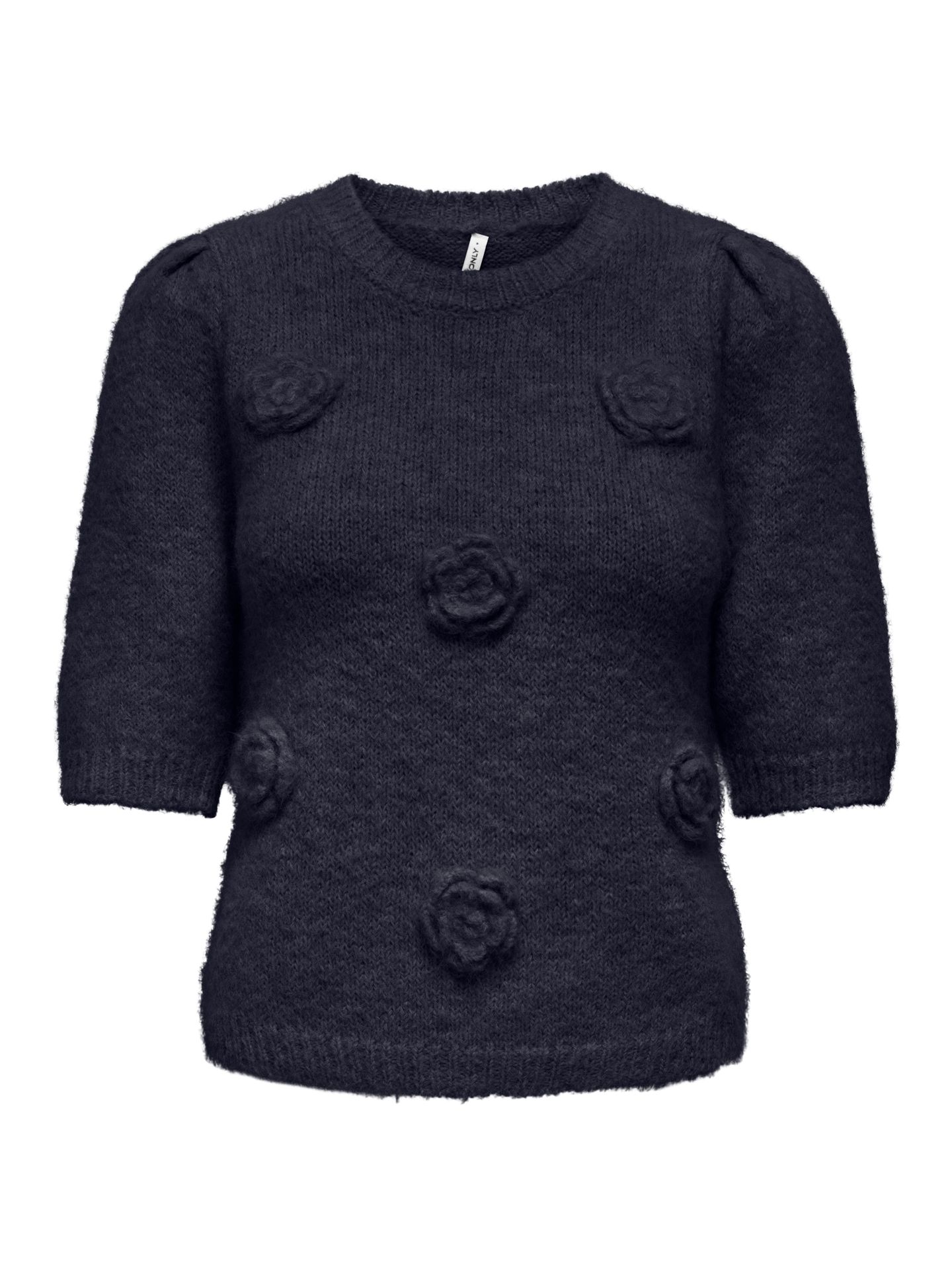 Only ONLZAGGIE SS FLOWER O-NECK CC KNT Night Sky/Eternal 00120909-EKA26011400000188