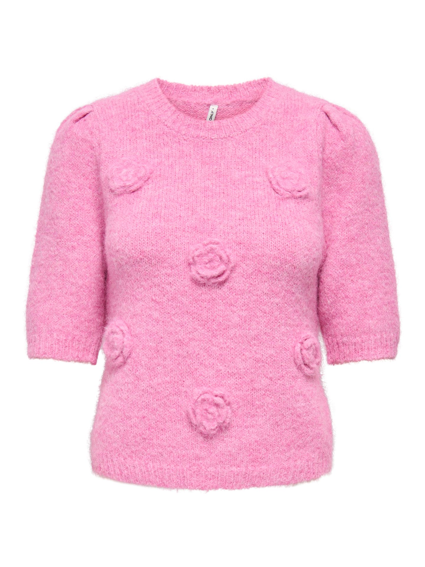 Only ONLZAGGIE SS FLOWER O-NECK CC KNT Fiji Flower/Legend/Fig 00120909-EKA26011400003744
