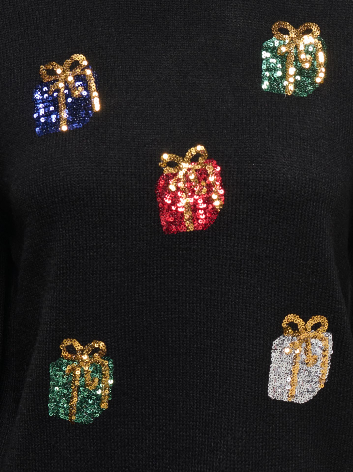 Only JDYPRESENT L/S O-NECK X-MAS PULLOVE Black/LEO AOP 2900171148045