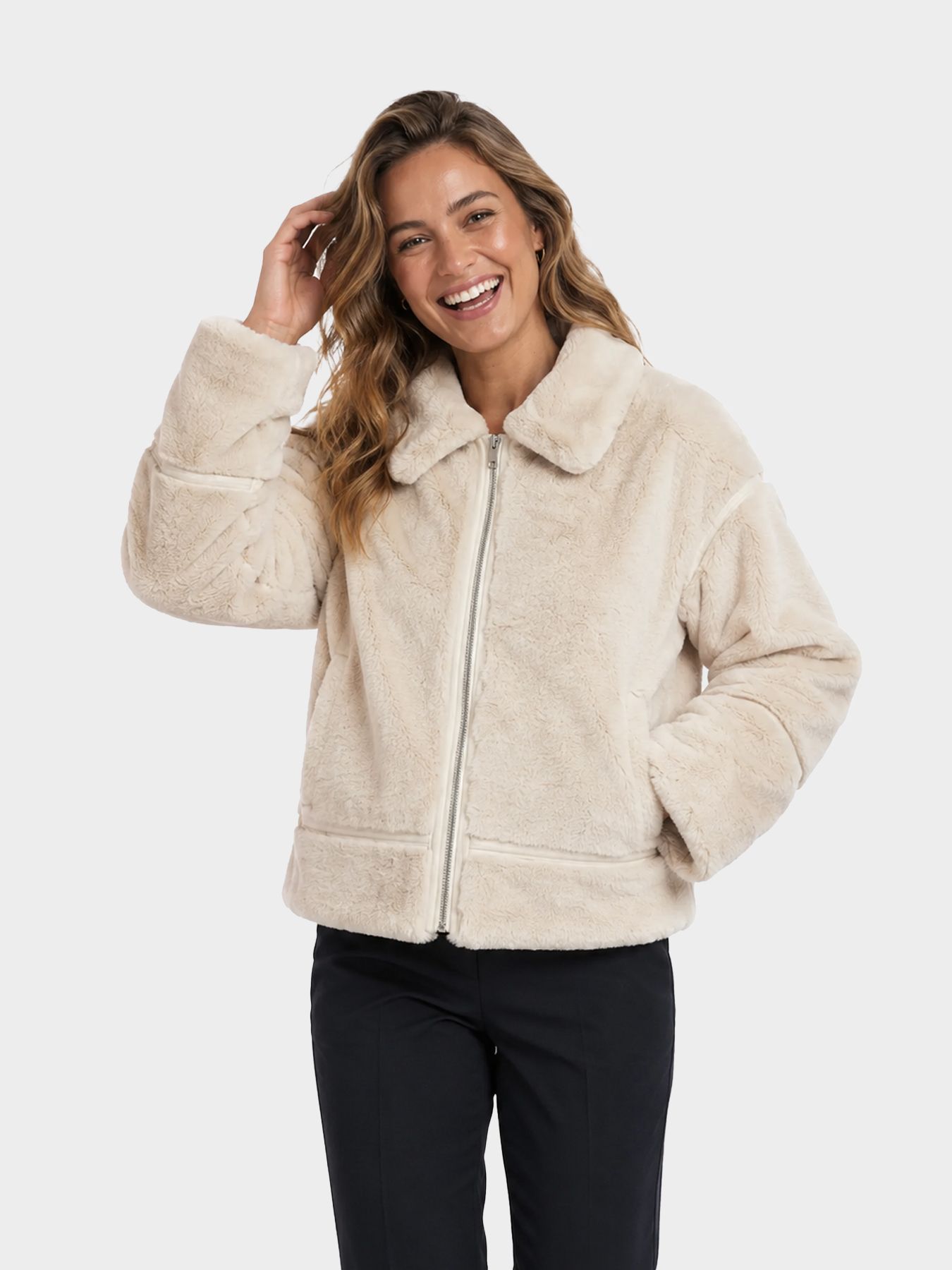 Fluresk Joey coat 402 wood ash 00120919-EKA26015100000027