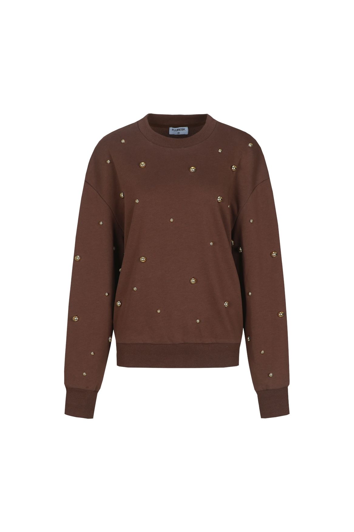 Fluresk Loren sweater 522 mocha brown 00120920-EKA26015100000025