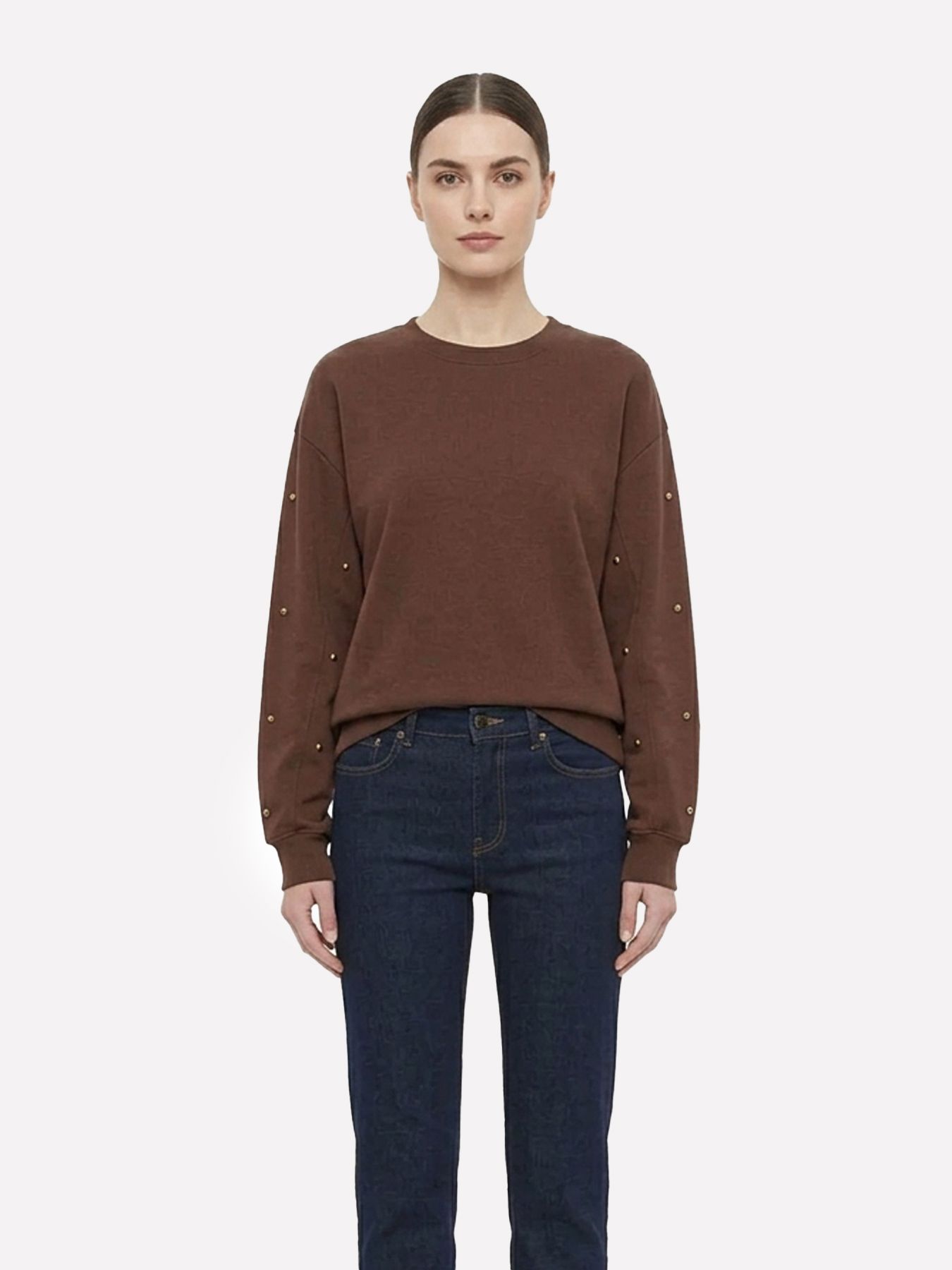 Fluresk Loren sweater 522 mocha brown 00120920-EKA26015100000025
