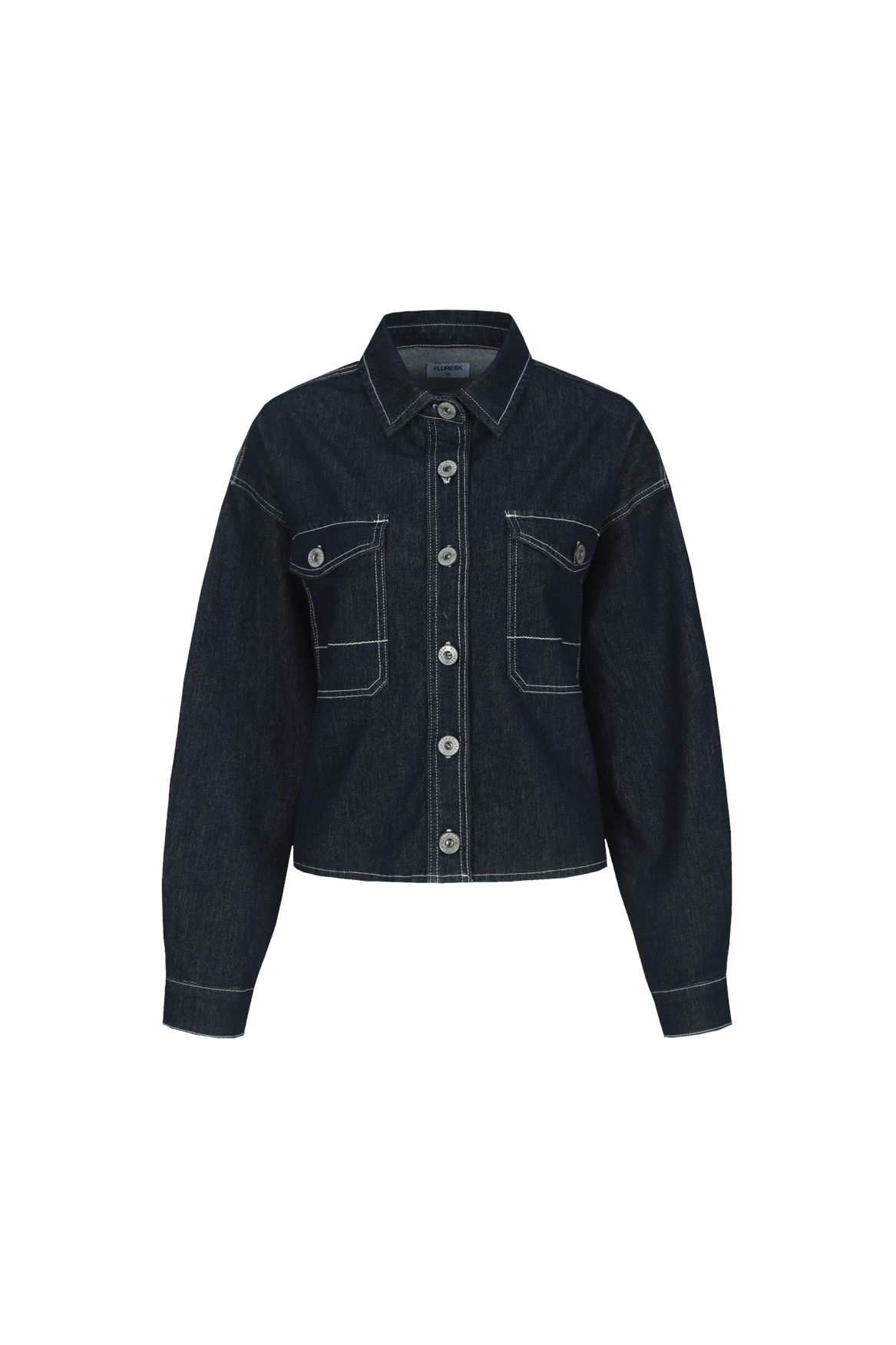 Fluresk Rubie blouse 905 denim dark blue 00120923-EKA26015100000028