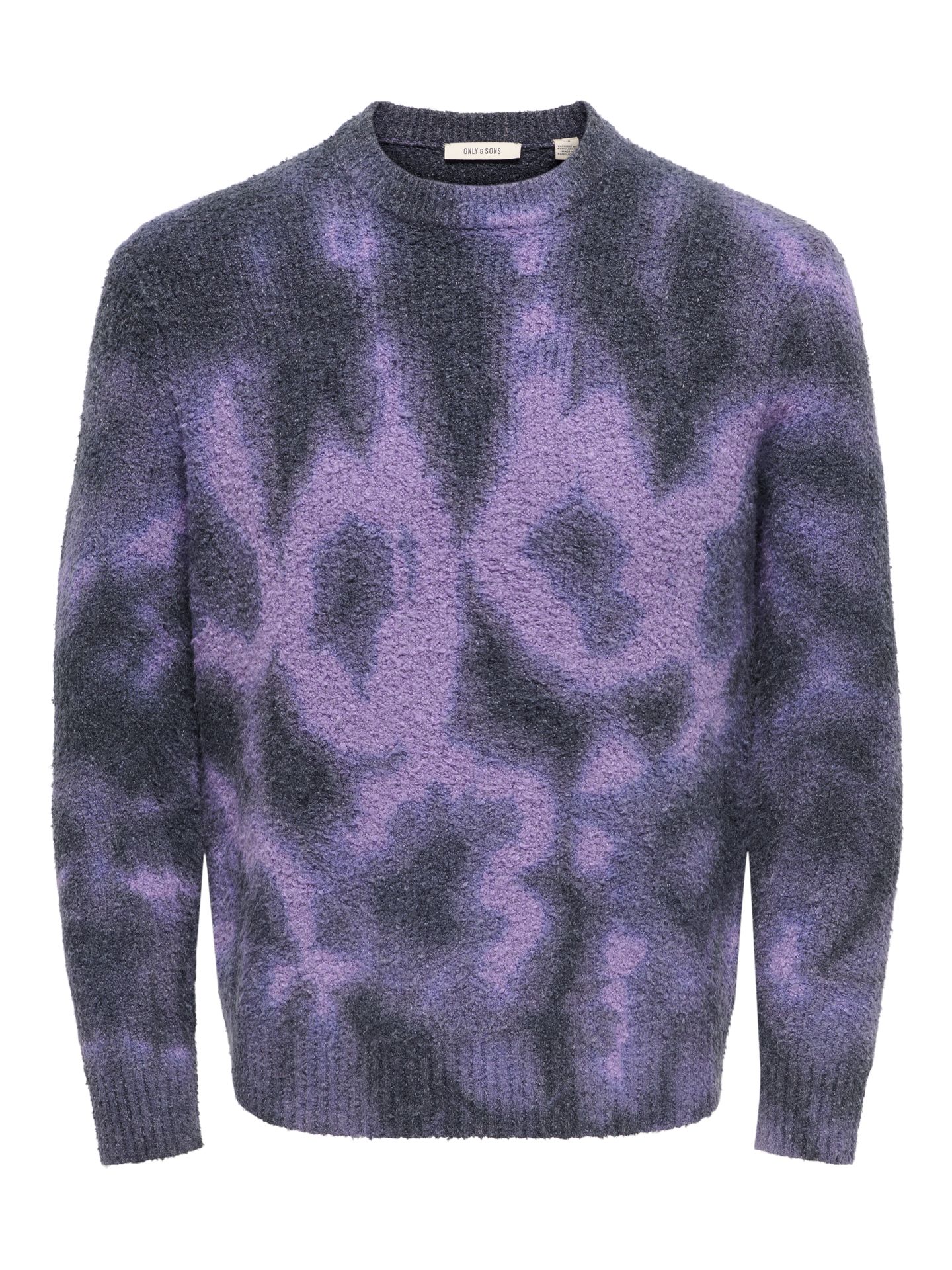 Only & Sons ONSDALE RLX LS TIE DYE KNIT Purple Haze 00120927-EKA26011400003795
