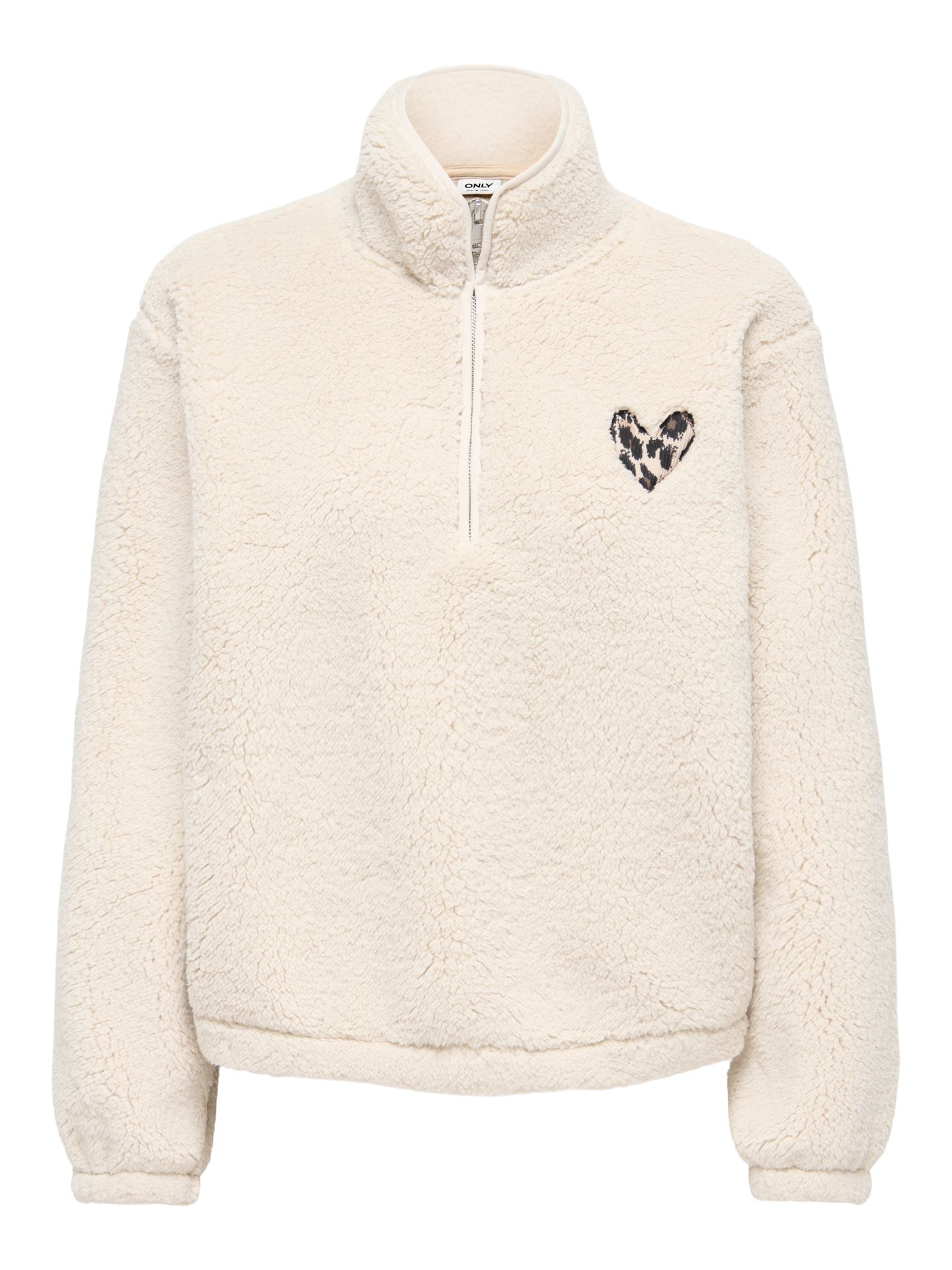 Only ONLNEW DALLAS L/S HIGHNECK ZIP CS S Pumice Stone/Coconut 00120929-EKA26011400000147