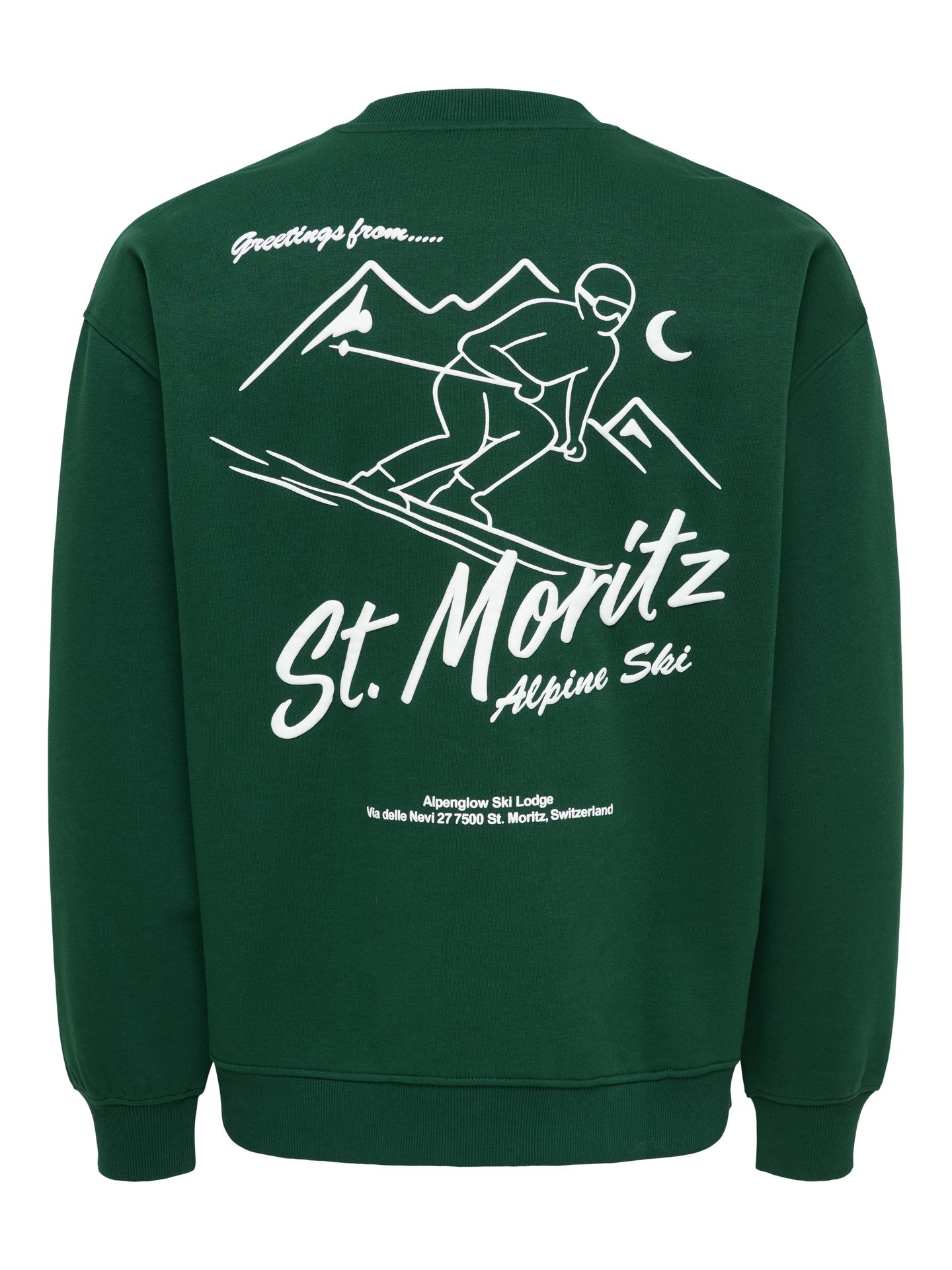 Only & Sons ONSBEJMO MORITS RLX LS CREW NECK Pine Grove/AMOR PROJECT 2900171178059
