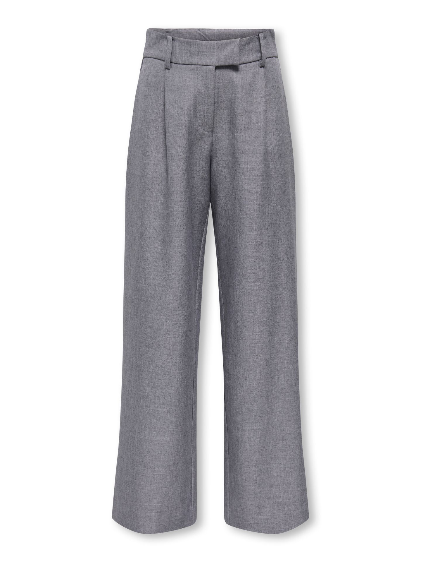 Only KOGLINDA HW STR MEL PANTS TLR Medium Grey Melange 00120937-EKA26011400000762