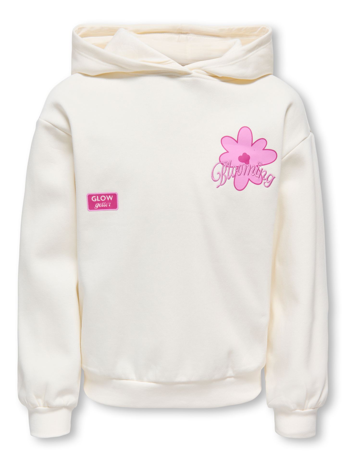 Only KOGHOLLA L/S HOOD PRINTED SWT GRL Tofu/Bows 00120939-EKA26011400003790