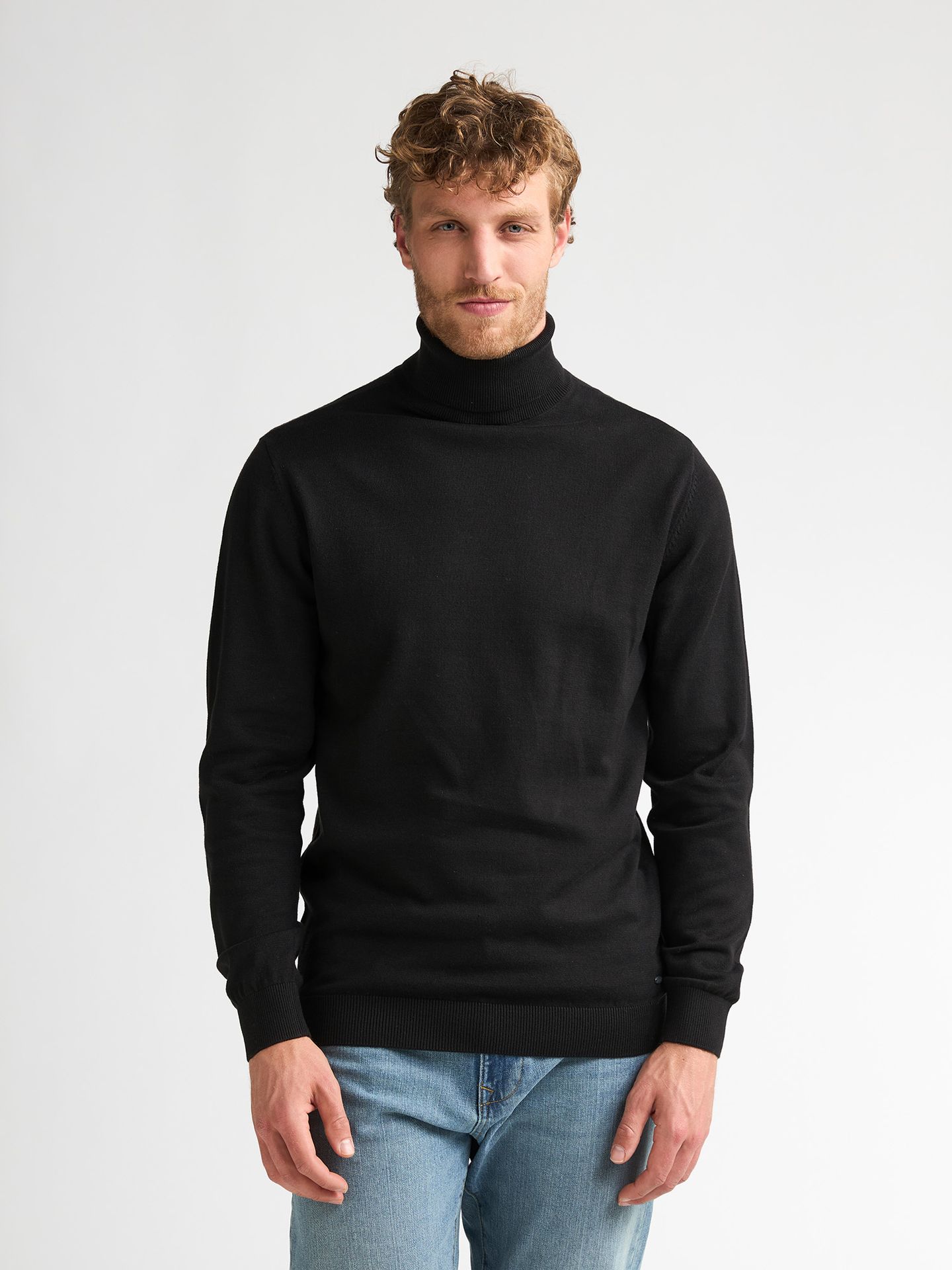 Petrol Industries Men Knitwear Collar Basic 9999 black 00120940-EKA26002700000146