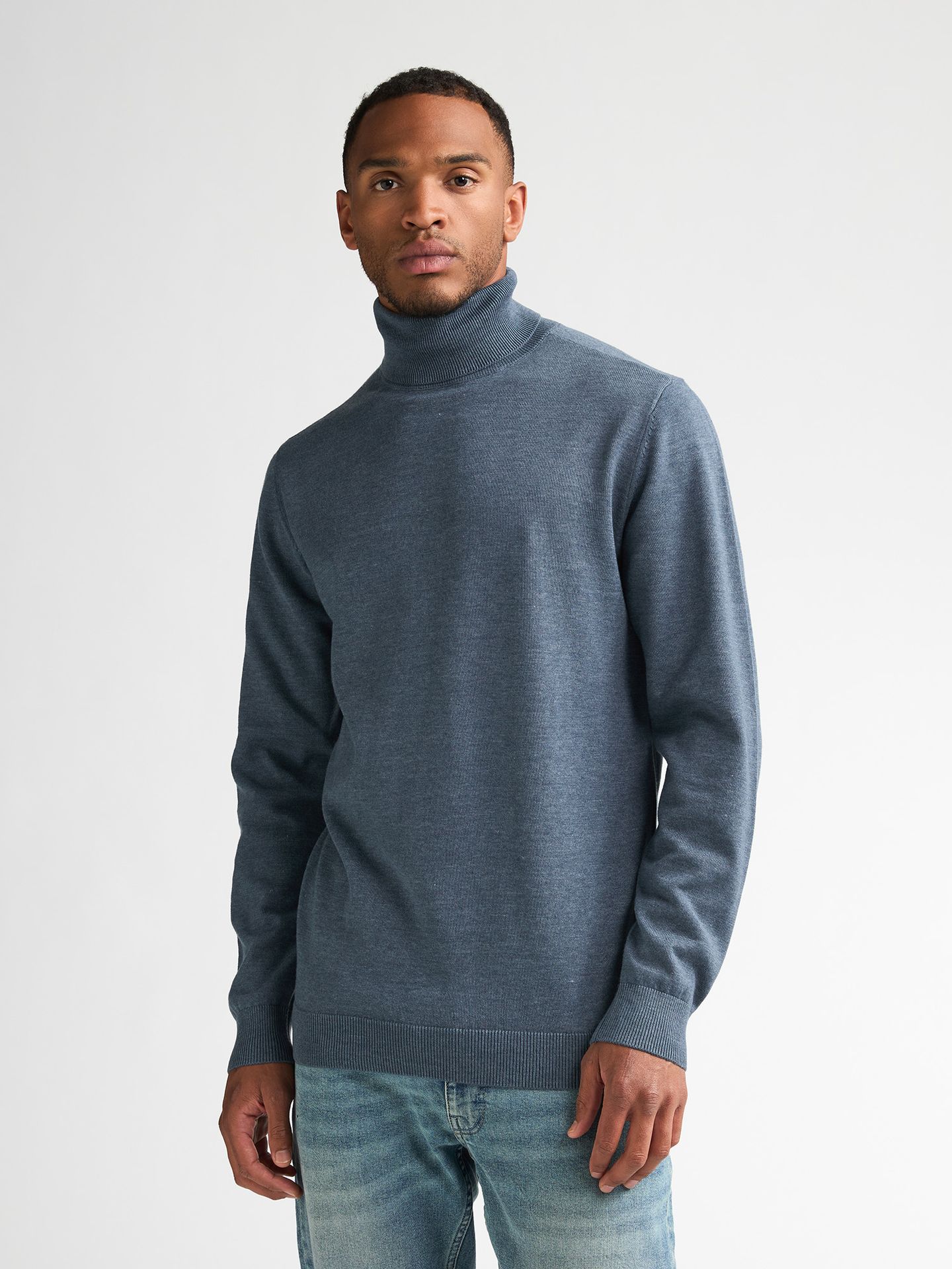 Petrol Industries Men Knitwear Collar Basic 5202 Storm Blue 00120940-EKA26002700000189