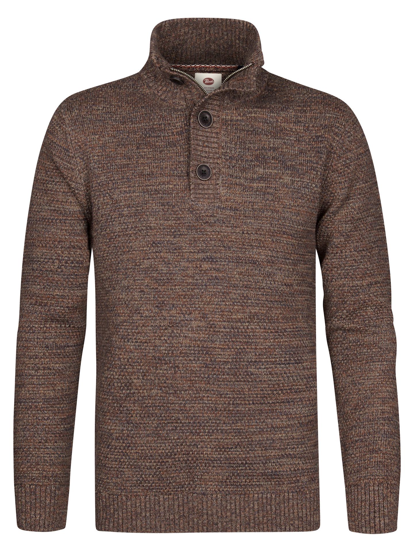 Petrol Industries Men Knitwear Collar 7158 Saddle Brown 00120947-EKA26002700000202