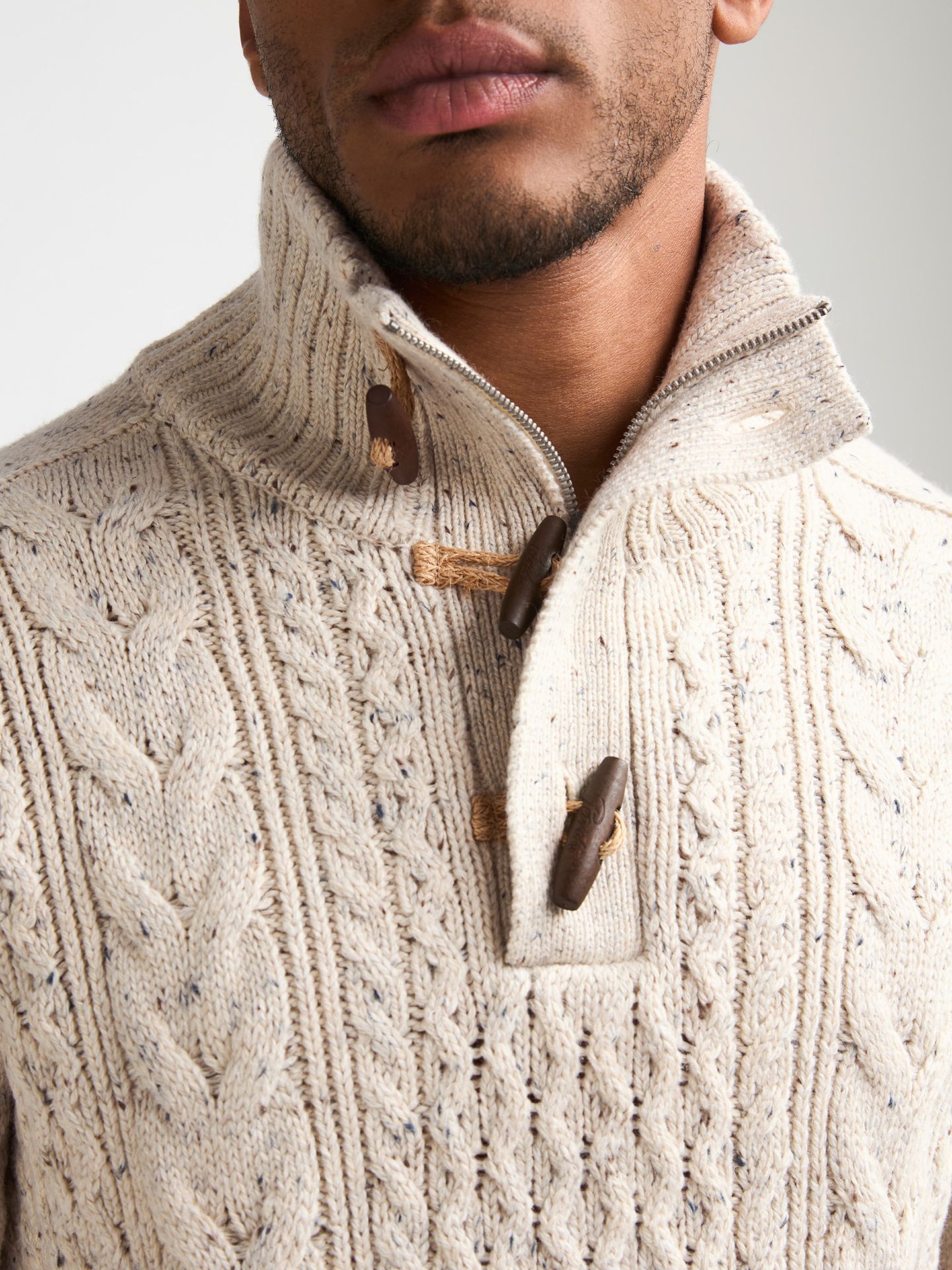 Petrol Industries Men Knitwear Collar 0009 antique white melee 2900171206080