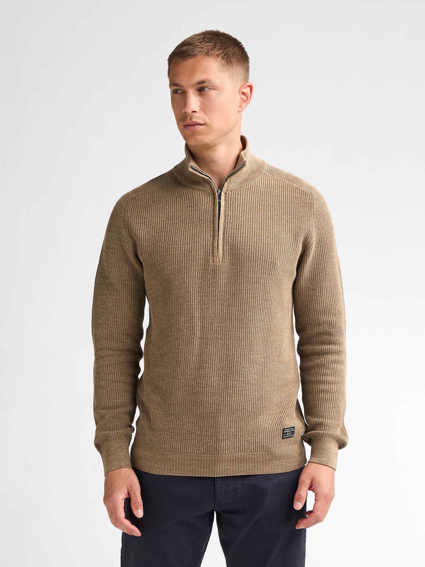 Petrol Industries Men Knitwear Collar 7140 oak 2900171211060