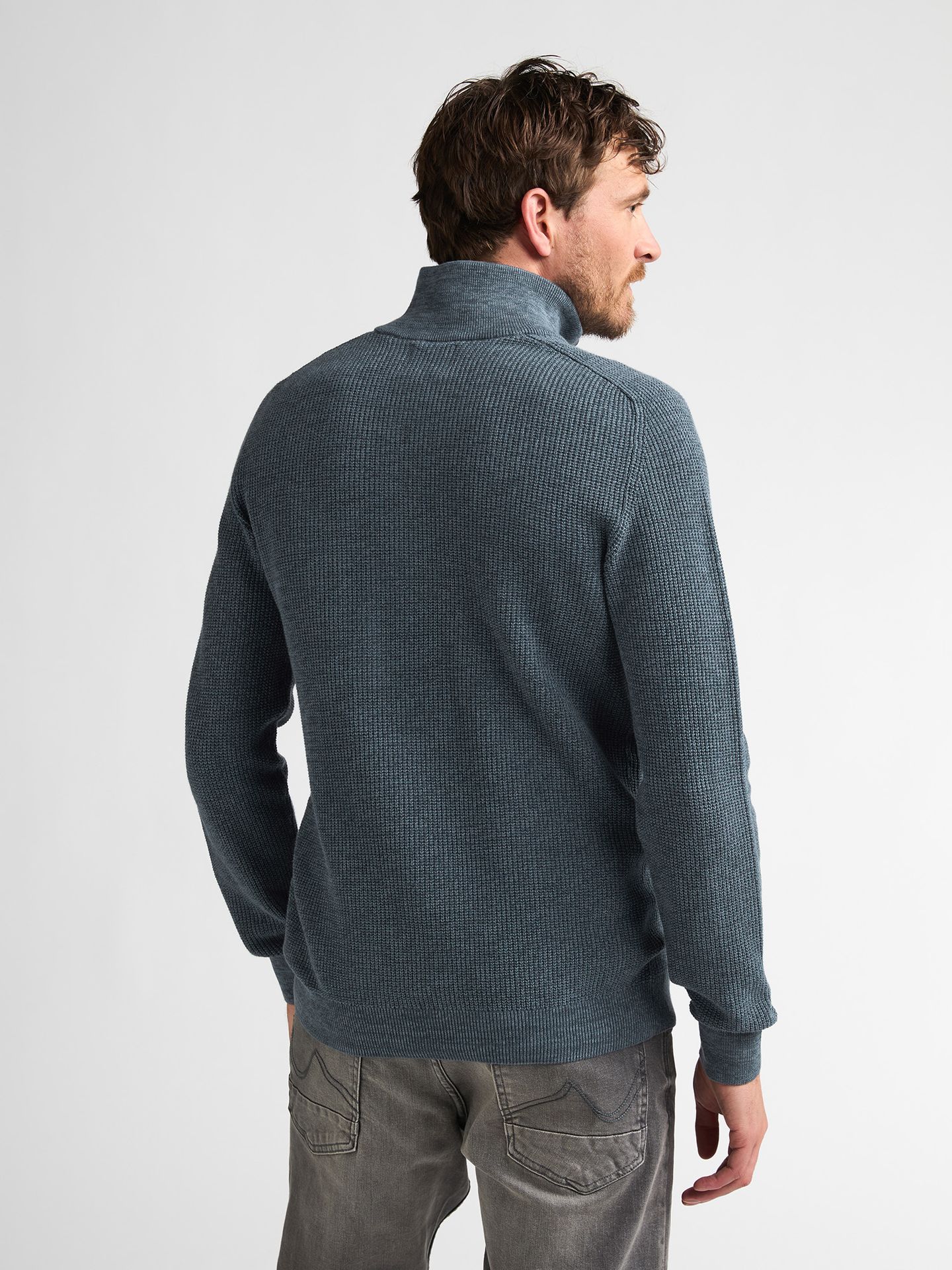 Petrol Industries Men Knitwear Collar 5202 Storm Blue 2900171210063