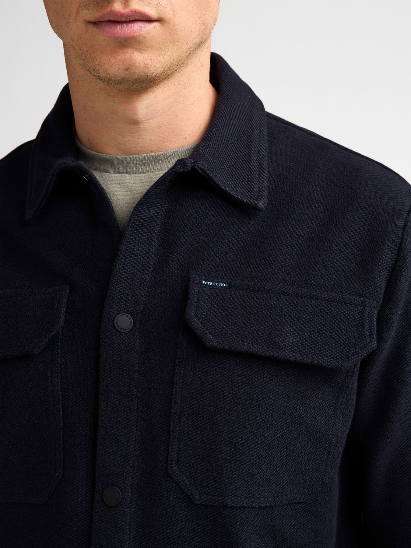 Petrol Industries Men Shirt Long Sleeve Uni 5092 royal navy 2900171216072