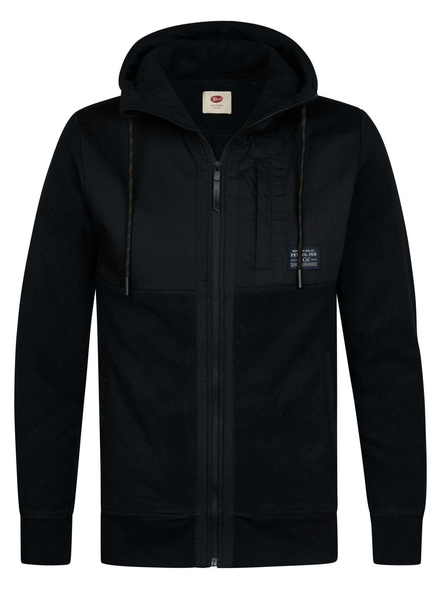 Petrol Industries Men Sweater Hooded Zip 9111 deep black 00120955-EKA26002700000166