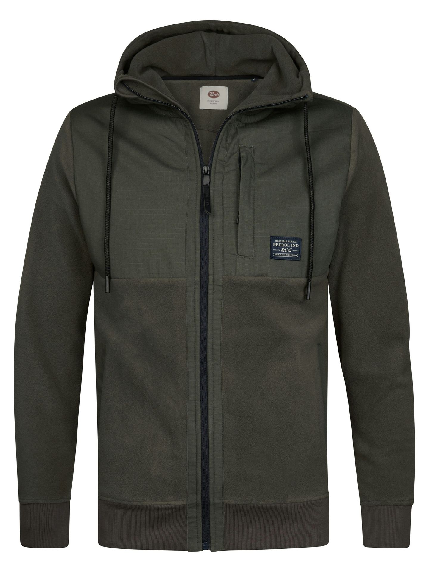 Petrol Industries Men Sweater Hooded Zip 9066 beluga 00120955-EKA26002700000168