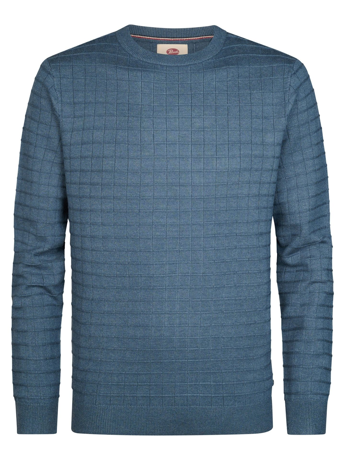 Petrol Industries Men Knitwear Round Neck Basic 5202 Storm Blue 00120956-EKA26002700000189