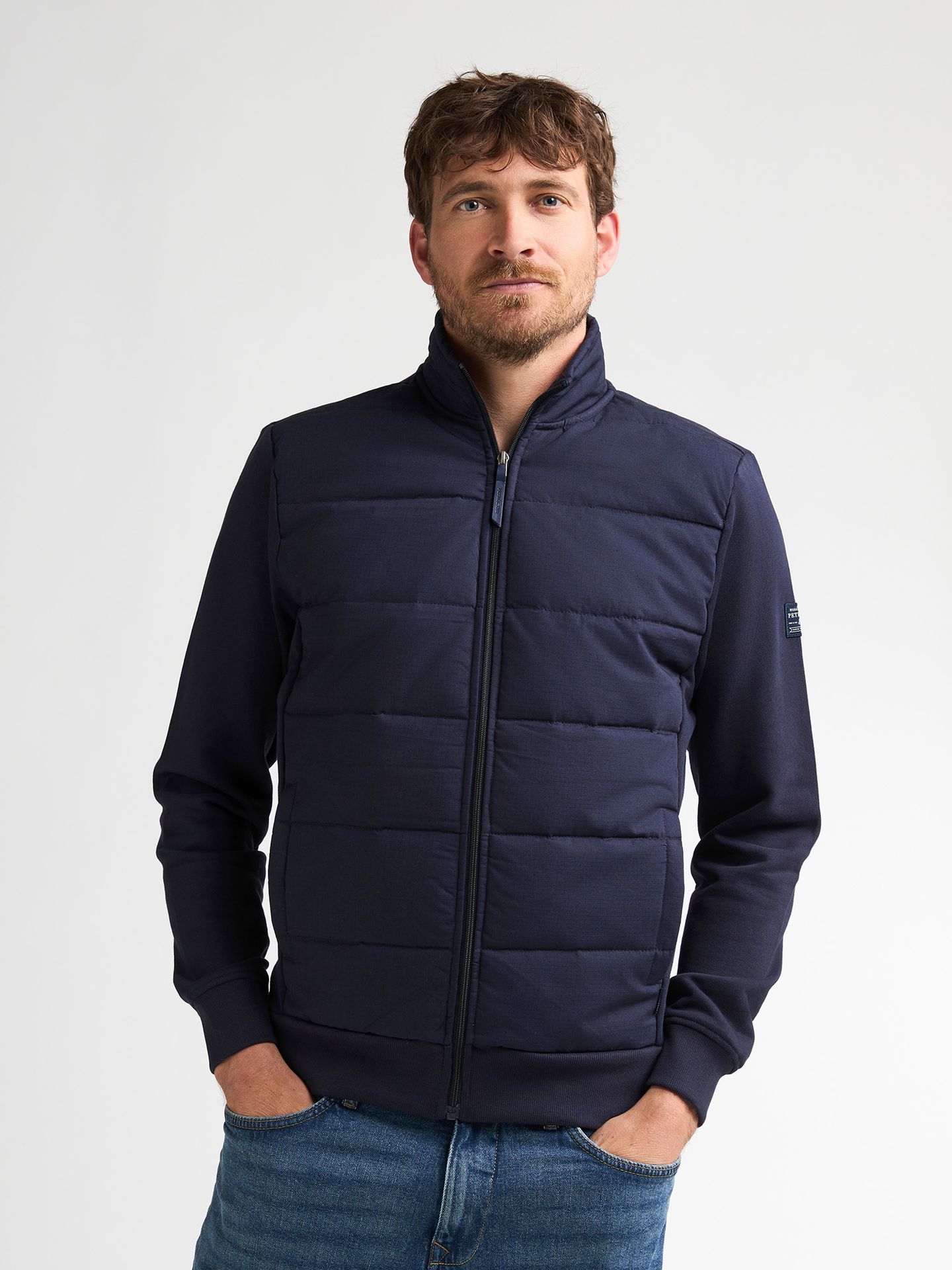 Petrol Industries Men Sweater Collar Zip 5092 royal navy 2900171226064
