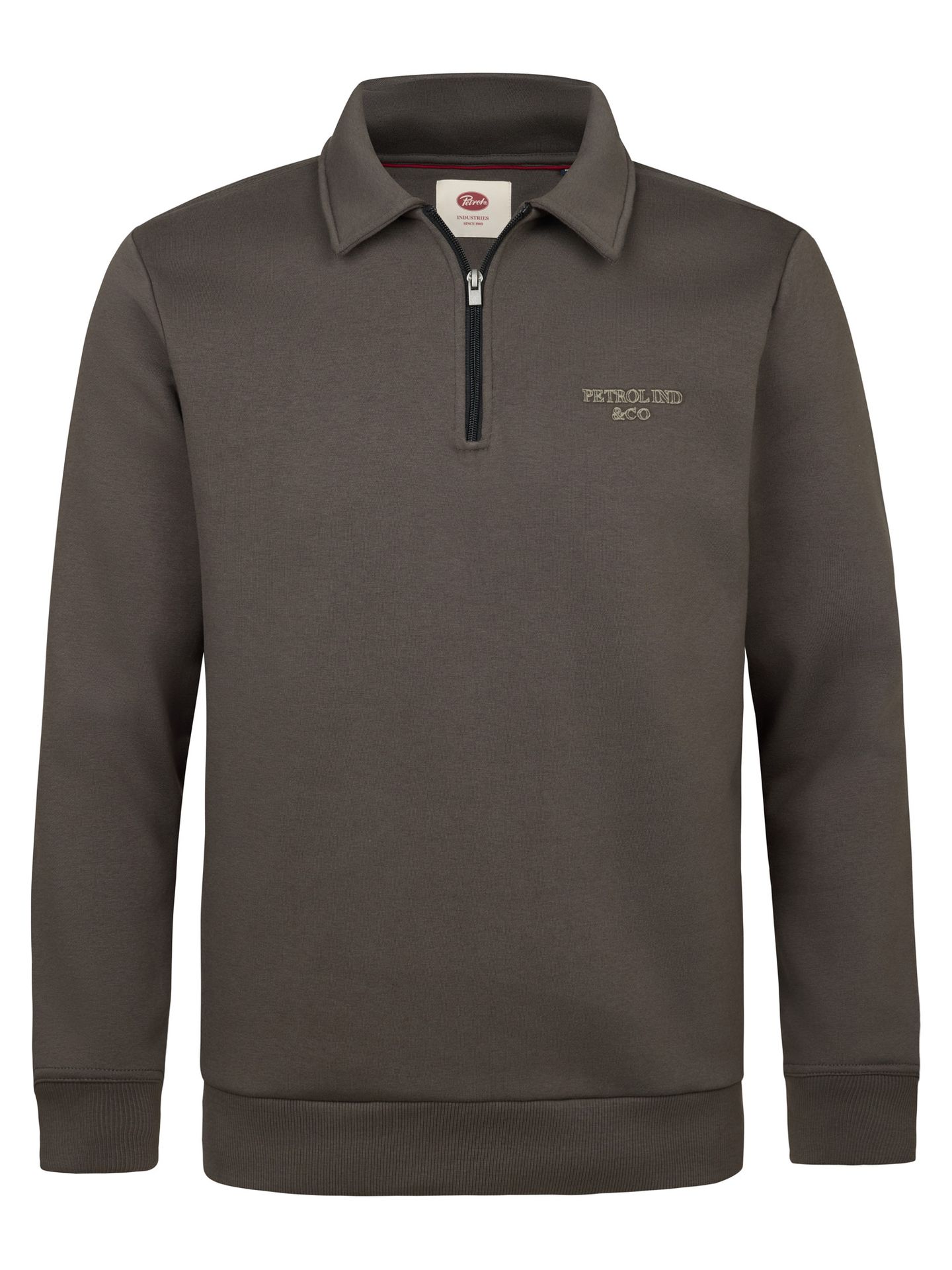 Petrol Industries Men Sweater Collar Zip 9066 beluga 00120960-EKA26002700000168