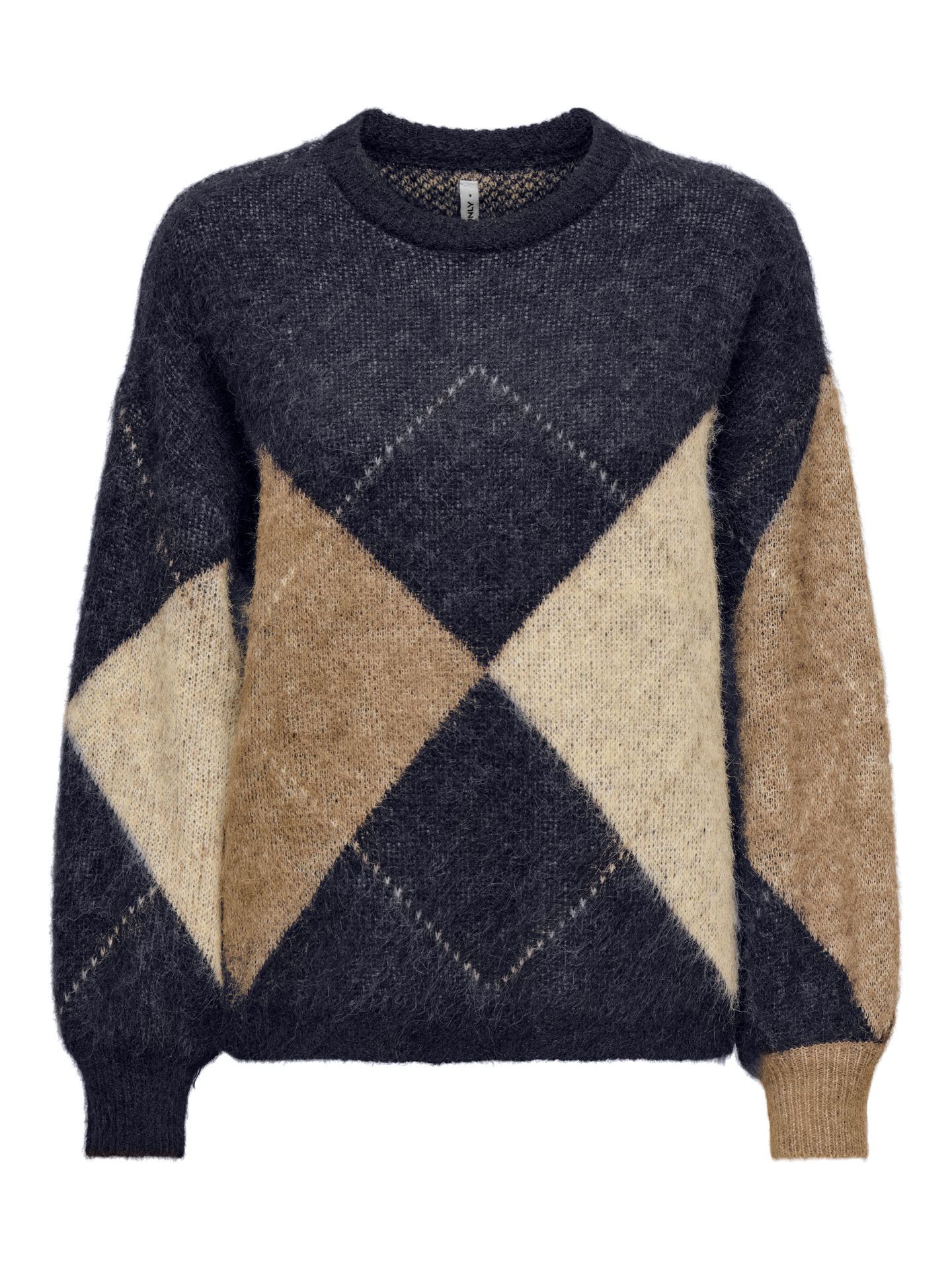 Only ONLNOEME LIFE LS JQ O-NECK NOOS KNT Night Sky/MALENE GRAPHIC 00120965-EKA26011400001200