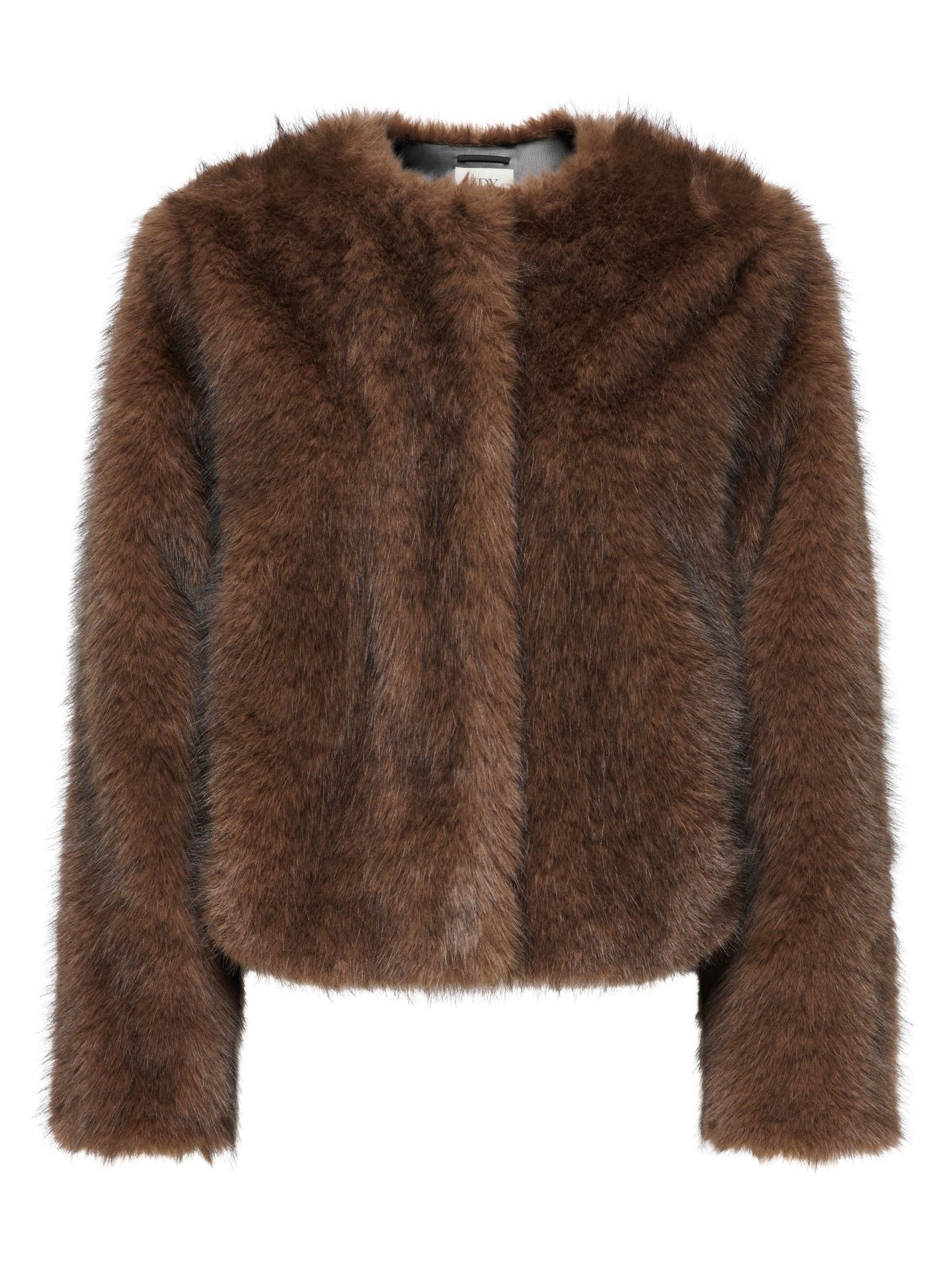Only JDYAMY FAUX FUR SHORT JACKET OTW QI Chocolate Torte/CLOUD DANCER 00120966-EKA26011400003528