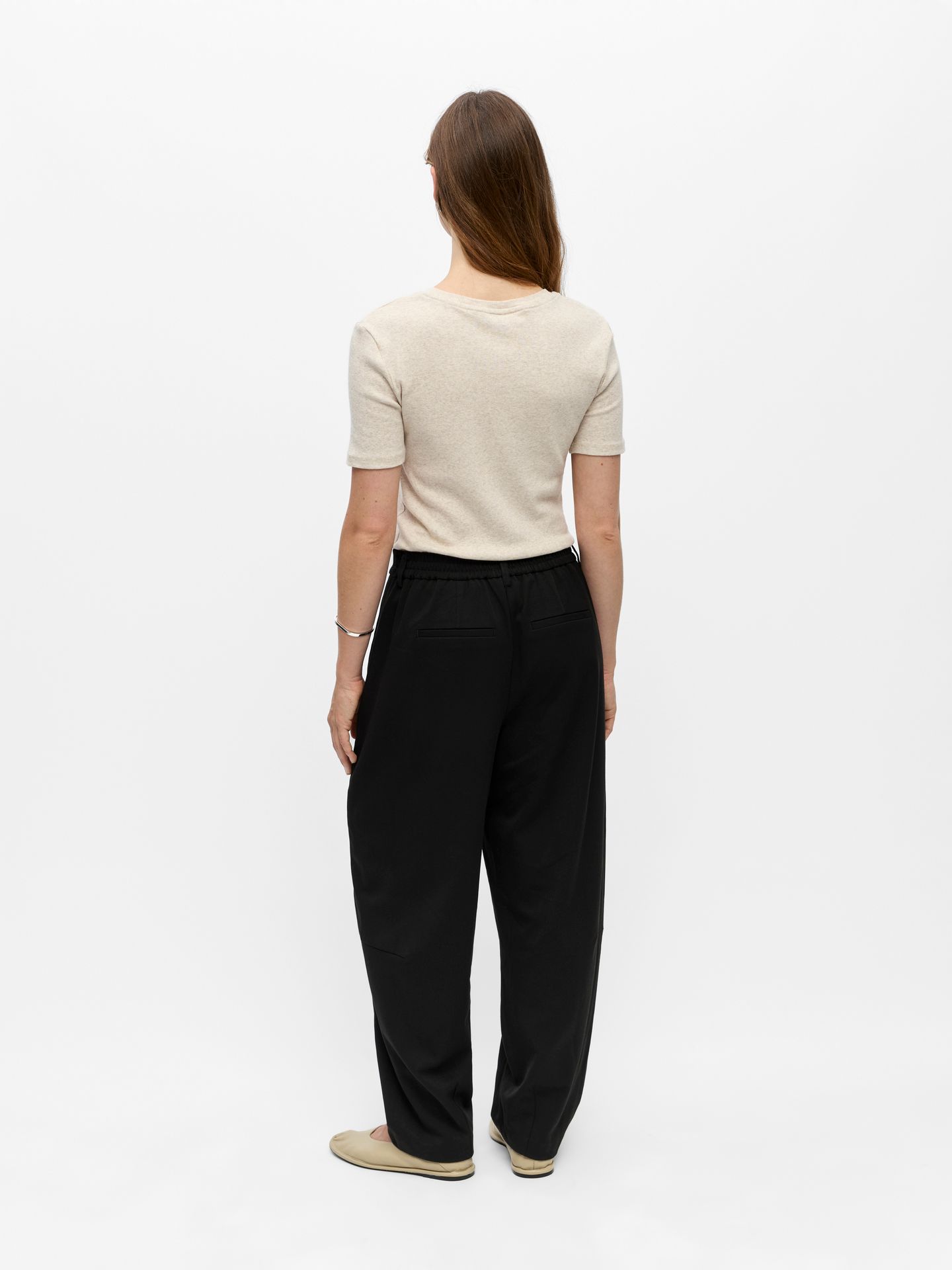 Object OBJLISA HW ANKLE BARREL PANT NOOS Black 2900171237022