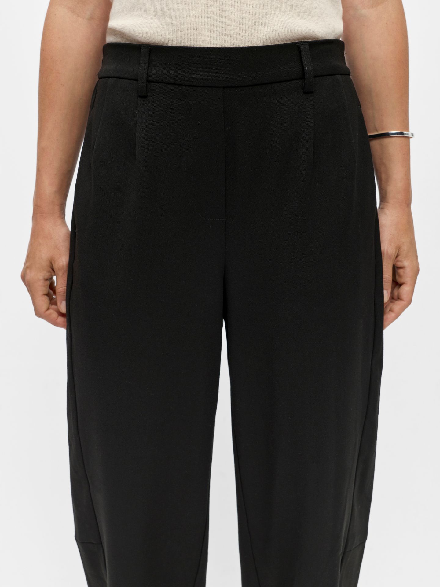 Object OBJLISA HW ANKLE BARREL PANT NOOS Black 2900171237022