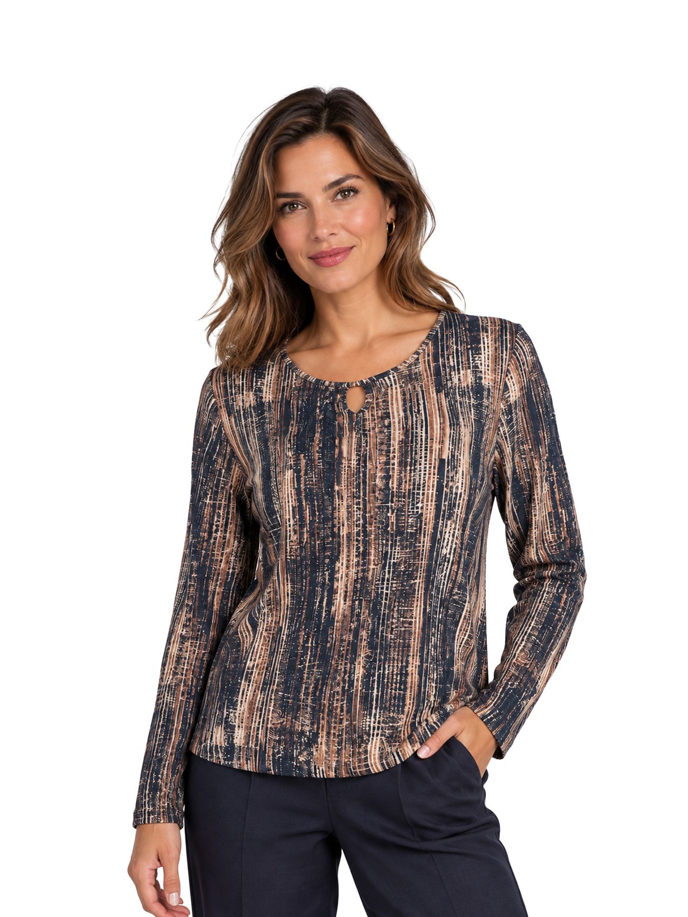 Fos Fashion 7916 Mimi grain Navy 00120981-599