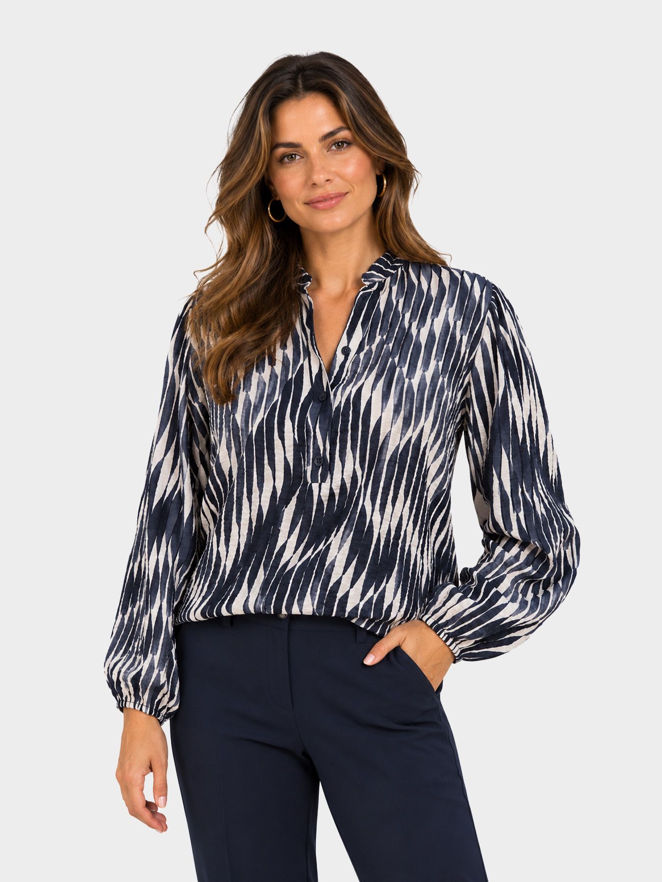 Zoso Zora 0008-0005 navy-off white 00121149-EKA26006500000024
