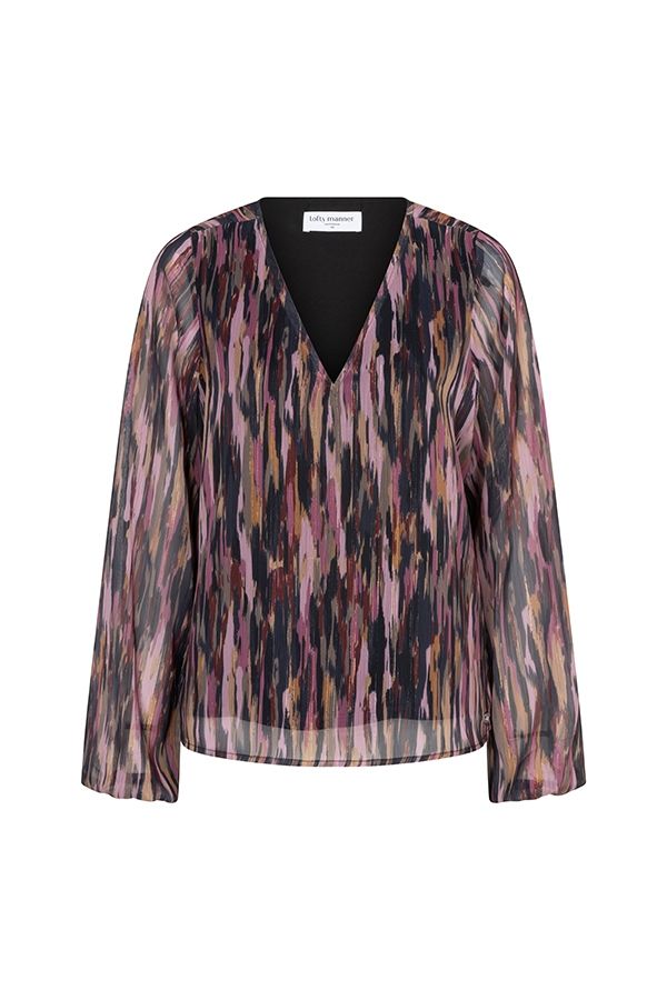 Lofty Manner Top Jannie - Abstract Printed 109 multi color 00121156-EKA26013300000089