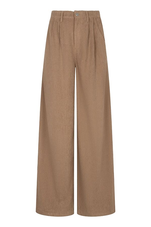 Lofty Manner Pant Josy - Pleated Corduroy 192 taupe 00121166-EKA26013300000102