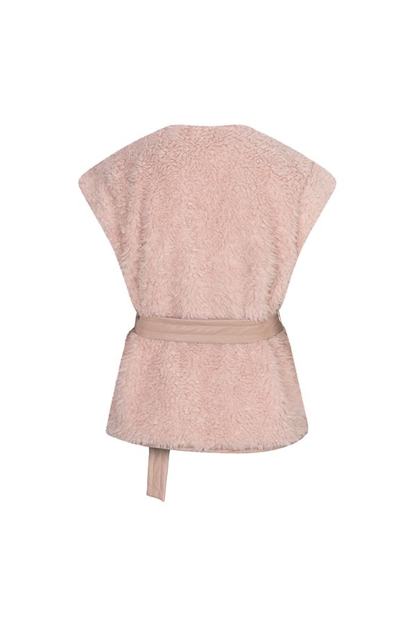 Lofty Manner Gilet Jea - Teddy Belted 299 light pink 2900171569048