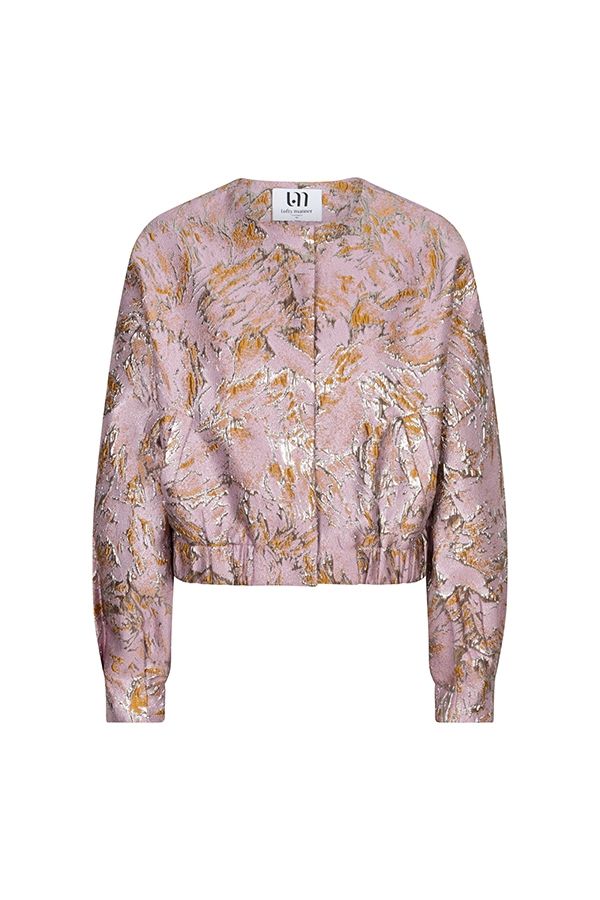 Lofty Manner Jacket Jules - Jacquard Bomber 299 light pink 00121169-EKA26013300000103