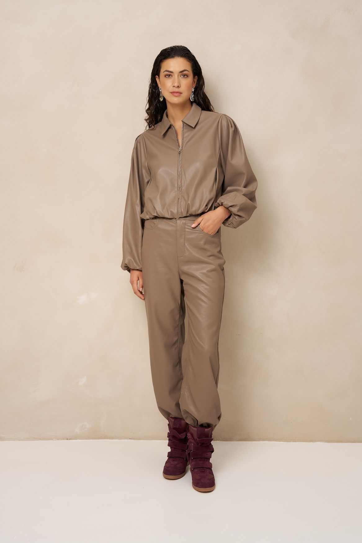 Lofty Manner Pant Janne - Balloon Uni PU 192 taupe 2900171573045
