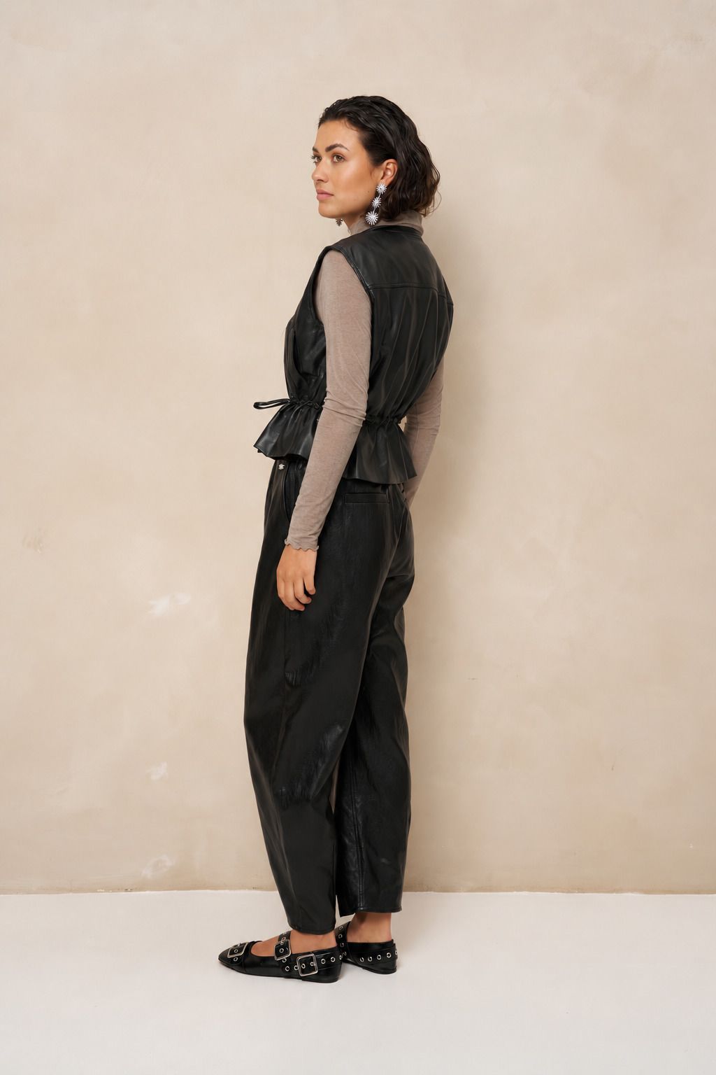 Lofty Manner Pant Kove - Barrel Vegan Leather 600 black 2900171574042