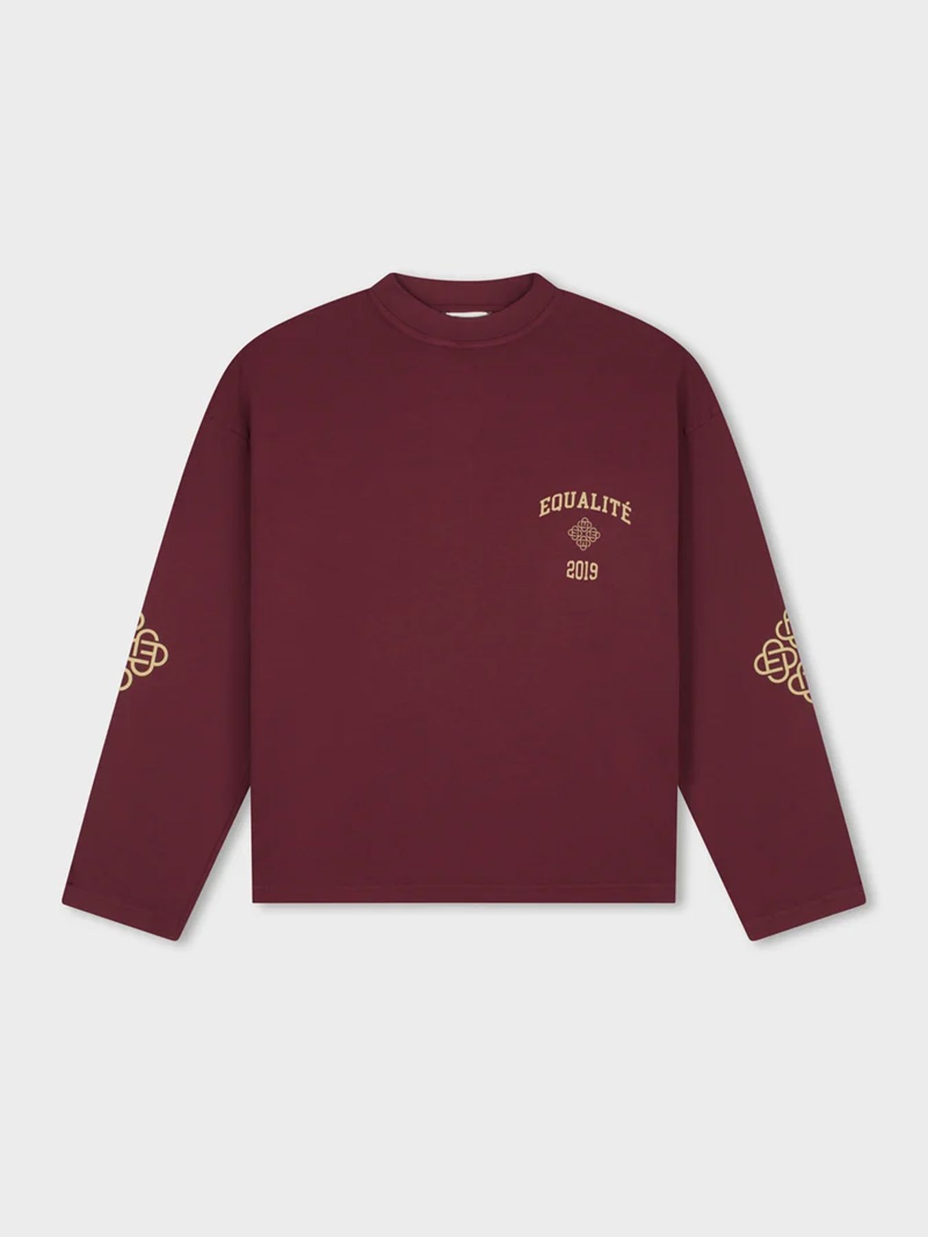 EqualitÃ© Isa oversized longsleeve Burgundy 2900171671048