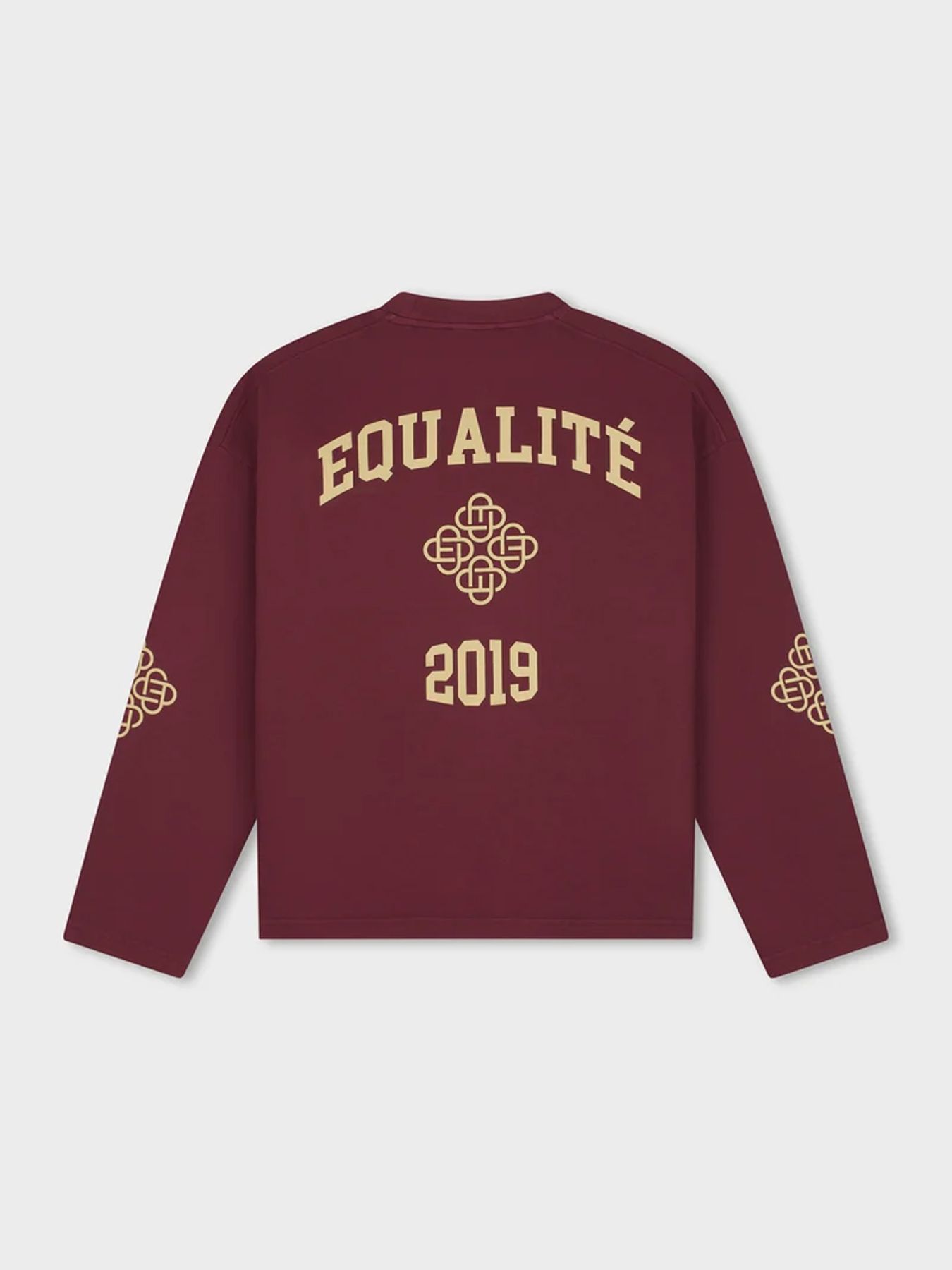 EqualitÃ© Isa oversized longsleeve Burgundy 2900171671048