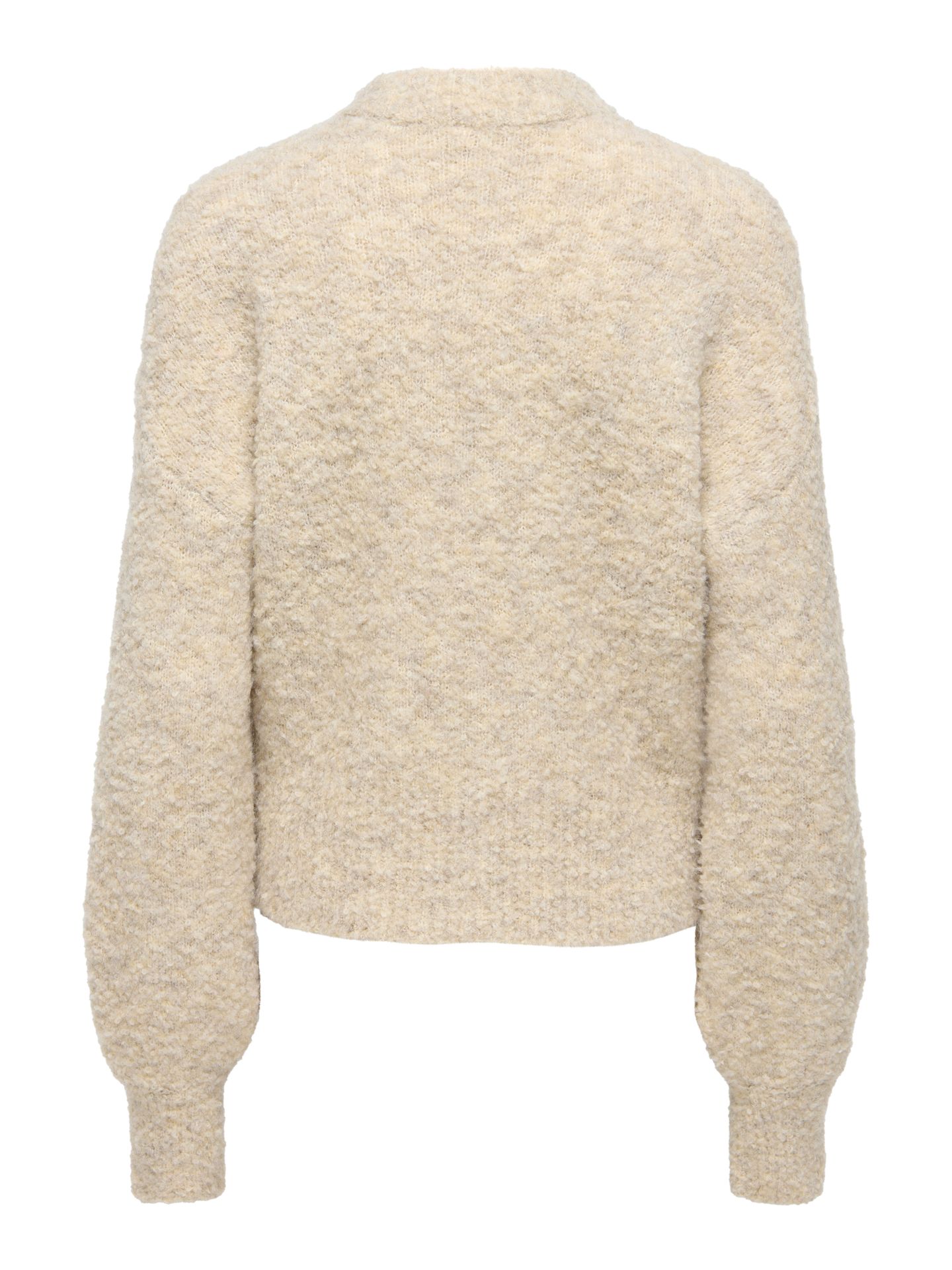 Only ONLBOUBLE LS O-NECK ZIP CARDIGAN KN Peyote/Mel/Silver Zip 2900171578057