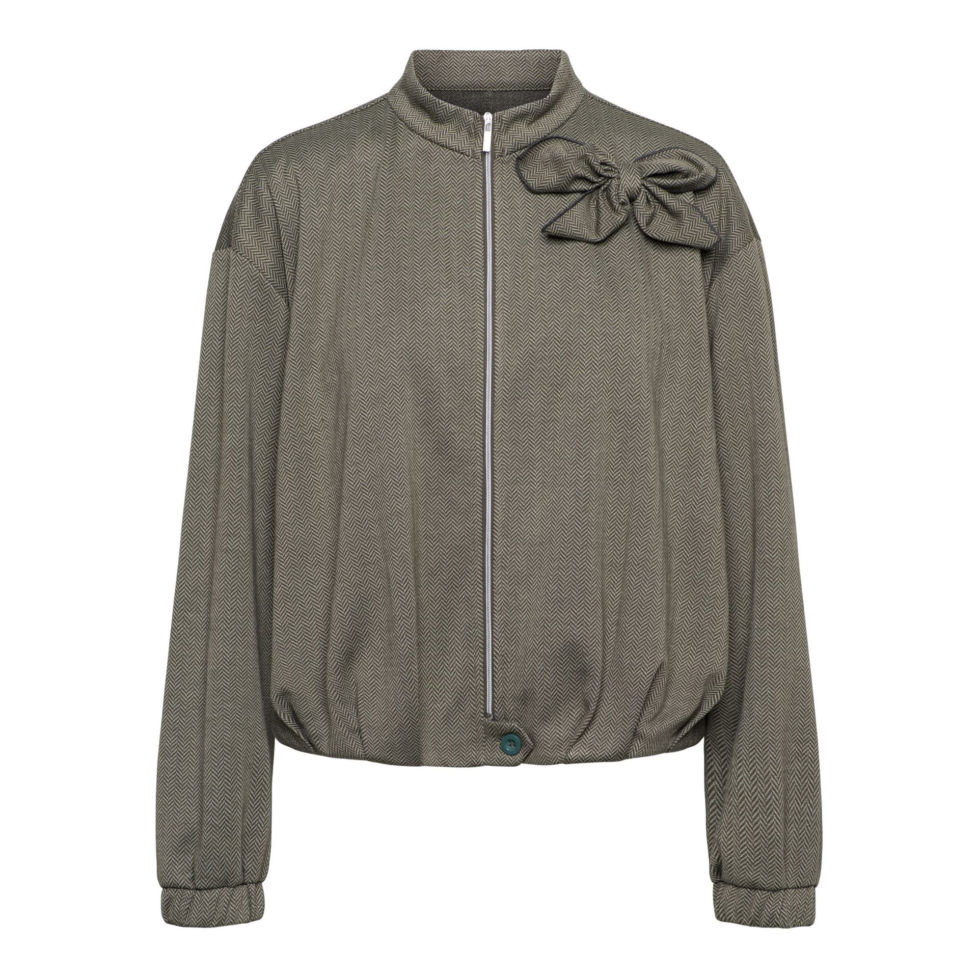 &Co Woman CORA HERRINGBONE 66095 kn-dark khaki multi 00121191-EKA26007600000259