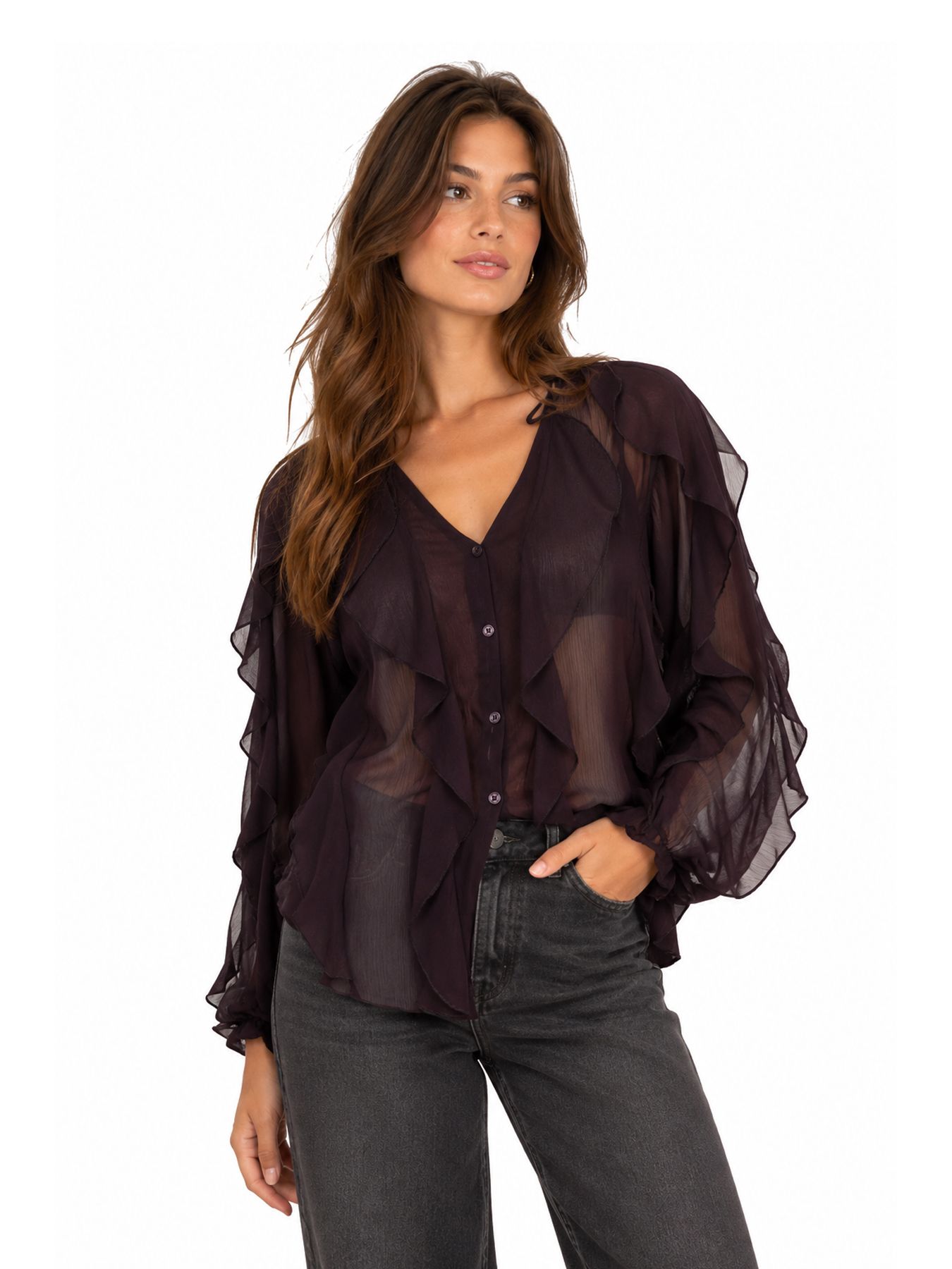 &Co Woman WIES 66080 lp-deep plum 00121197-EKA26007600000256