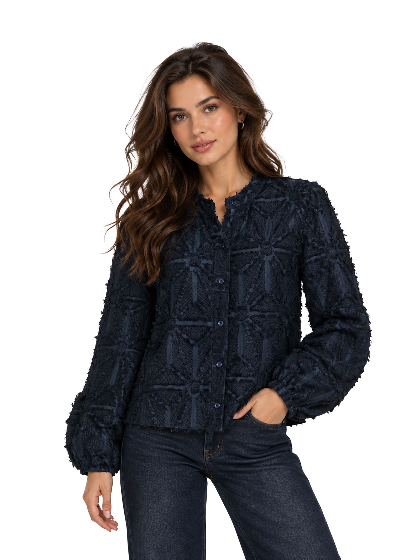 G-Maxx Araminta blouse 628 pu dark blue 2900171630076