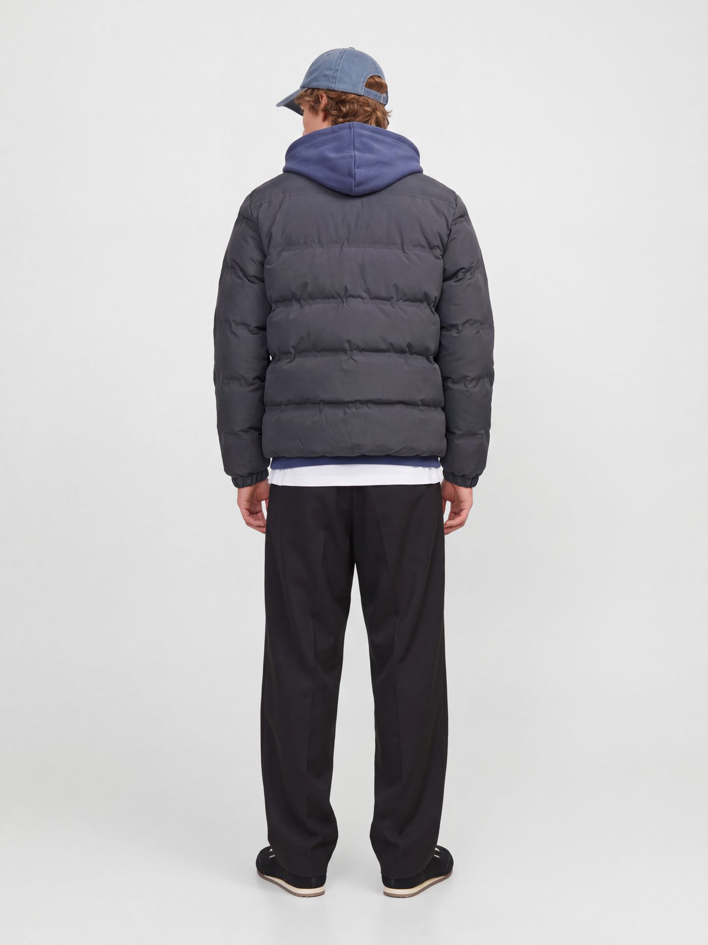 Jack & Jones JJSAGE PUFFER JACKET BF Asphalt 2900171641010
