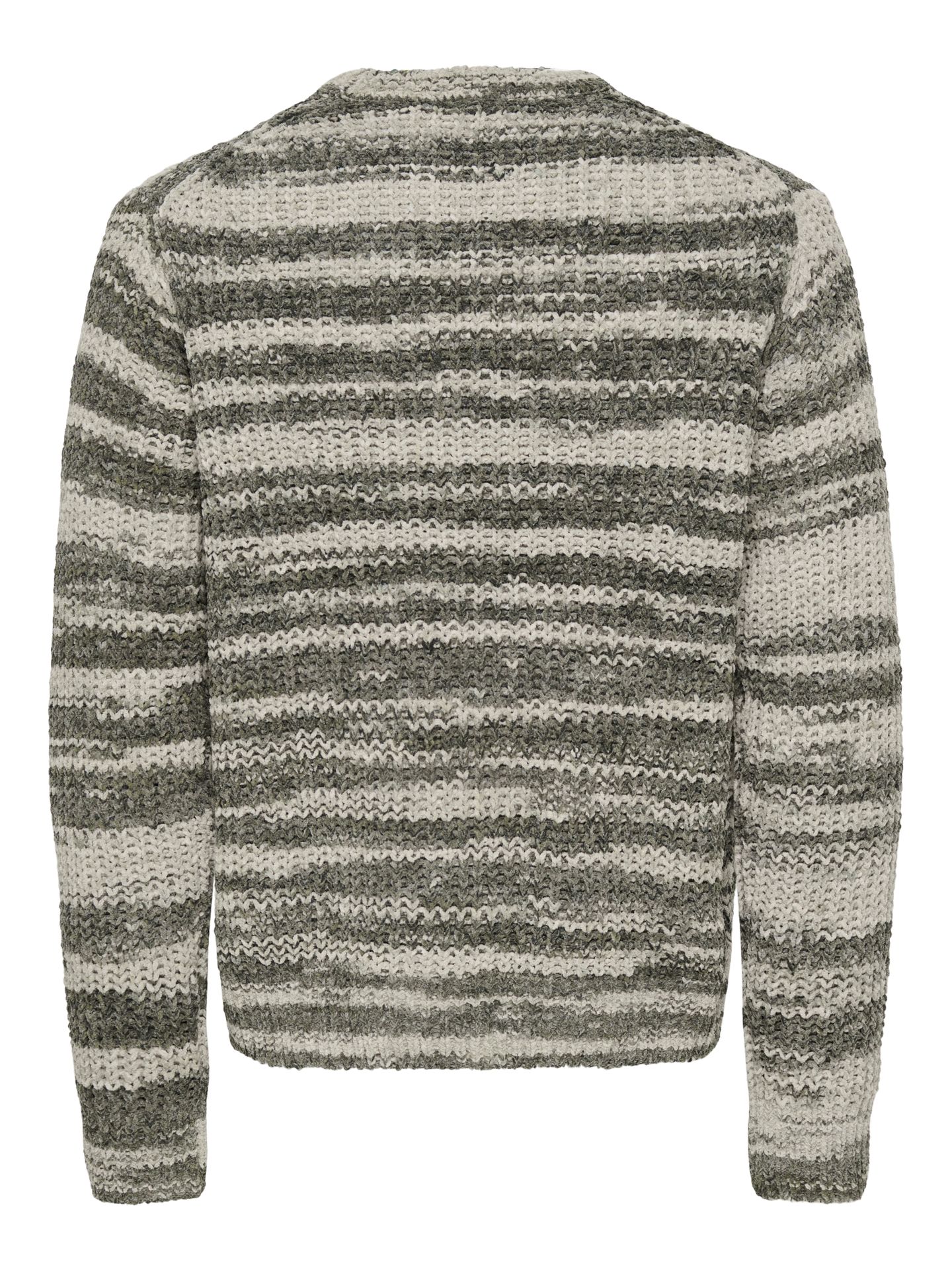 Only & Sons ONSHANK RLX CREW NECK KNIT Beluga/SILVER LINNING 2900171646015